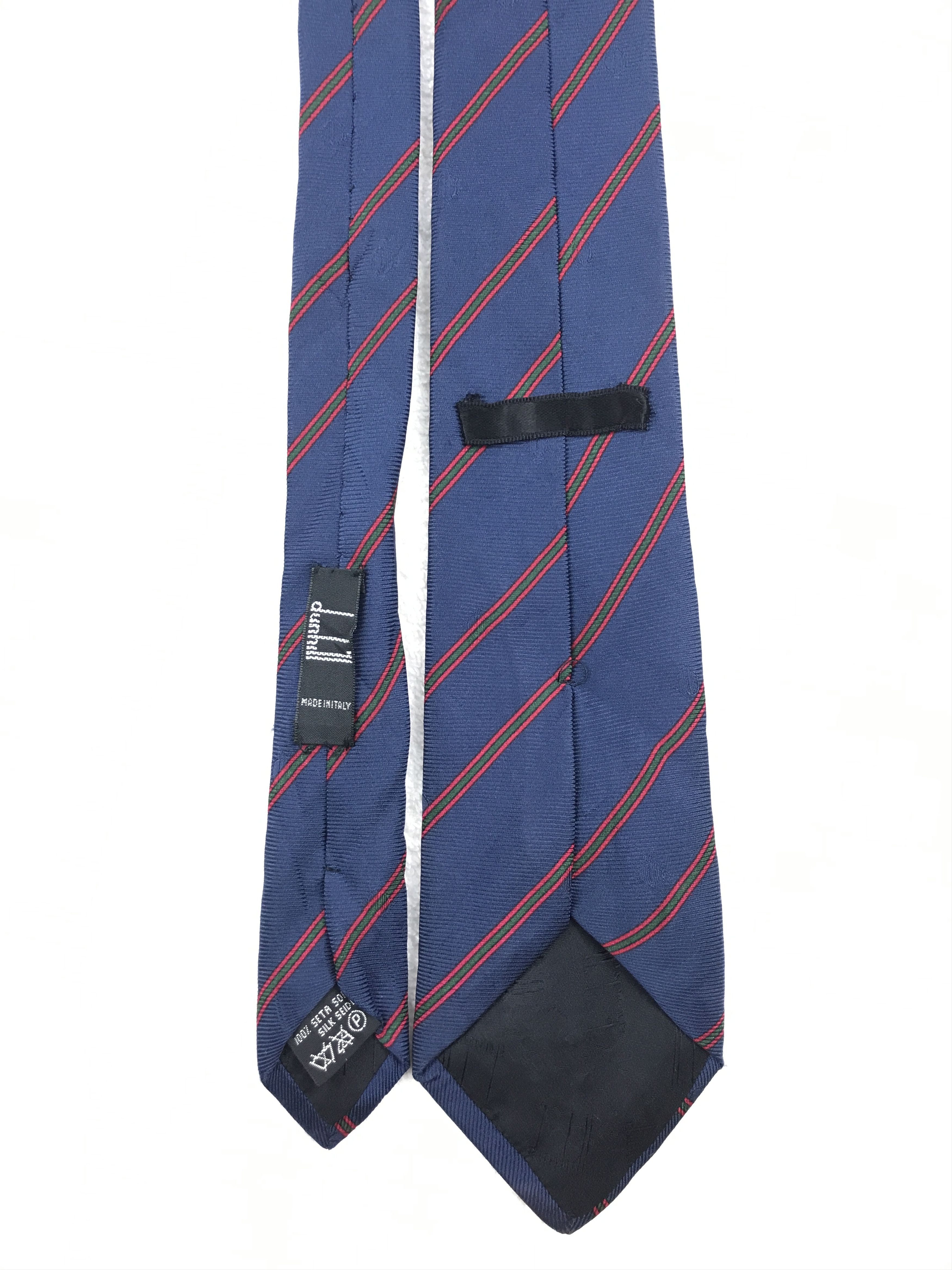 Alfred Dunhill × Vintage Vintage Alfred Dunhill Silk Necktie Size ONE SIZE - 4 Thumbnail