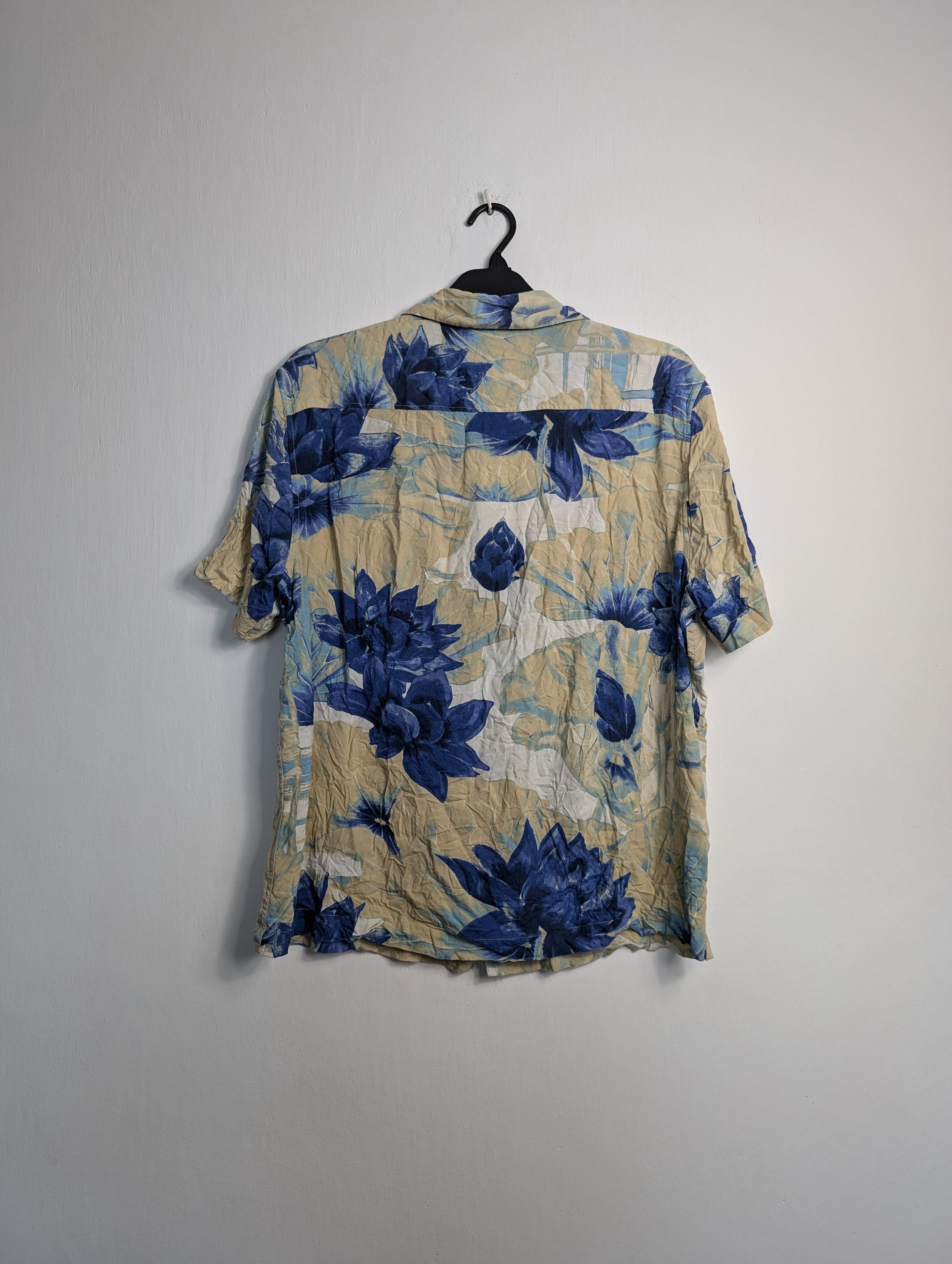 Vintage Vintage Y2K Hawaiian Shirt - Summer Floral Palm Tree Print Size US L / EU 52-54 / 3 - 3 Thumbnail