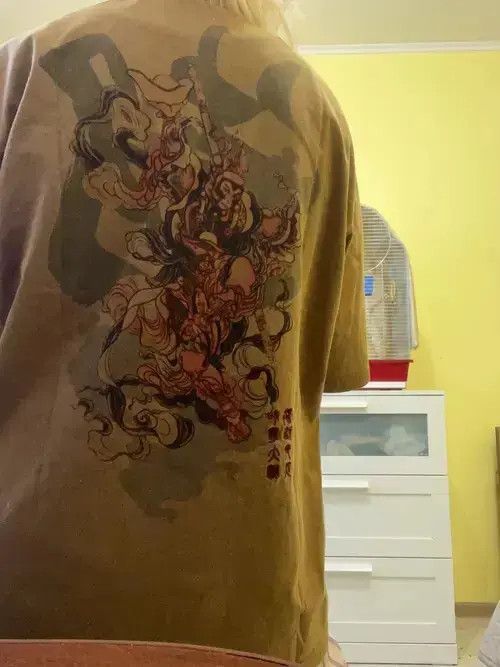 Hypebeast Chinese Vintage Monkey King Embroidery T Shirt Size US XXL / EU 58 / 5 - 2 Thumbnail