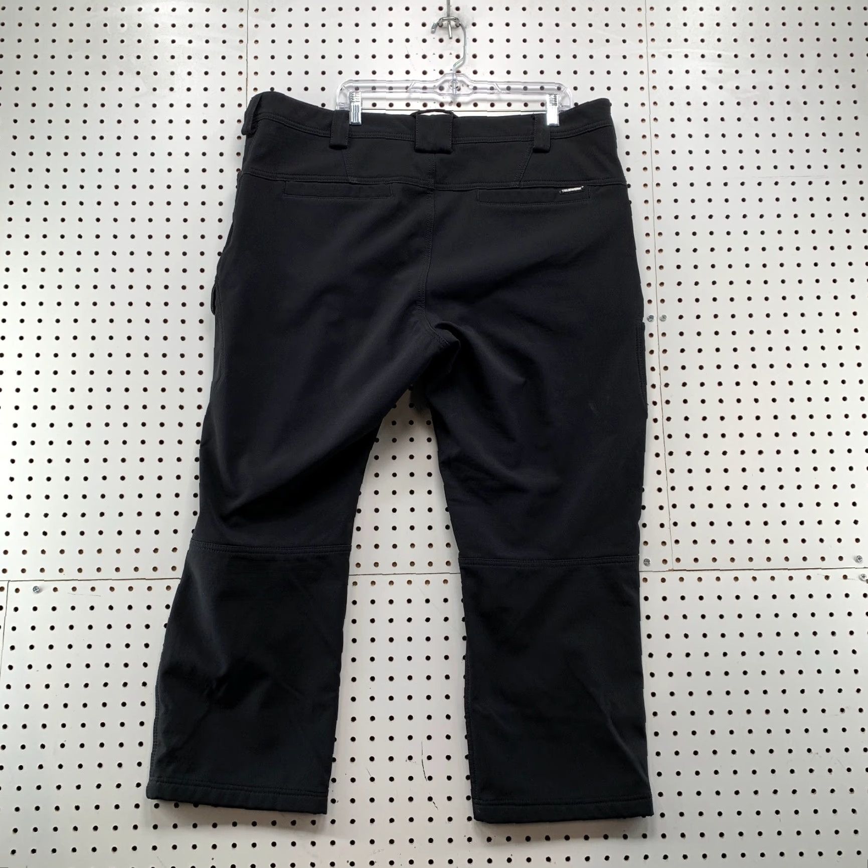 Vintage TRUEWERK Cargo Pants Black Mens 42x32 Fits 42x28.5 Utility Pockets Work Pants Cargo Pants Mens 42 Black Size US 42 / EU 58 - 6 Thumbnail