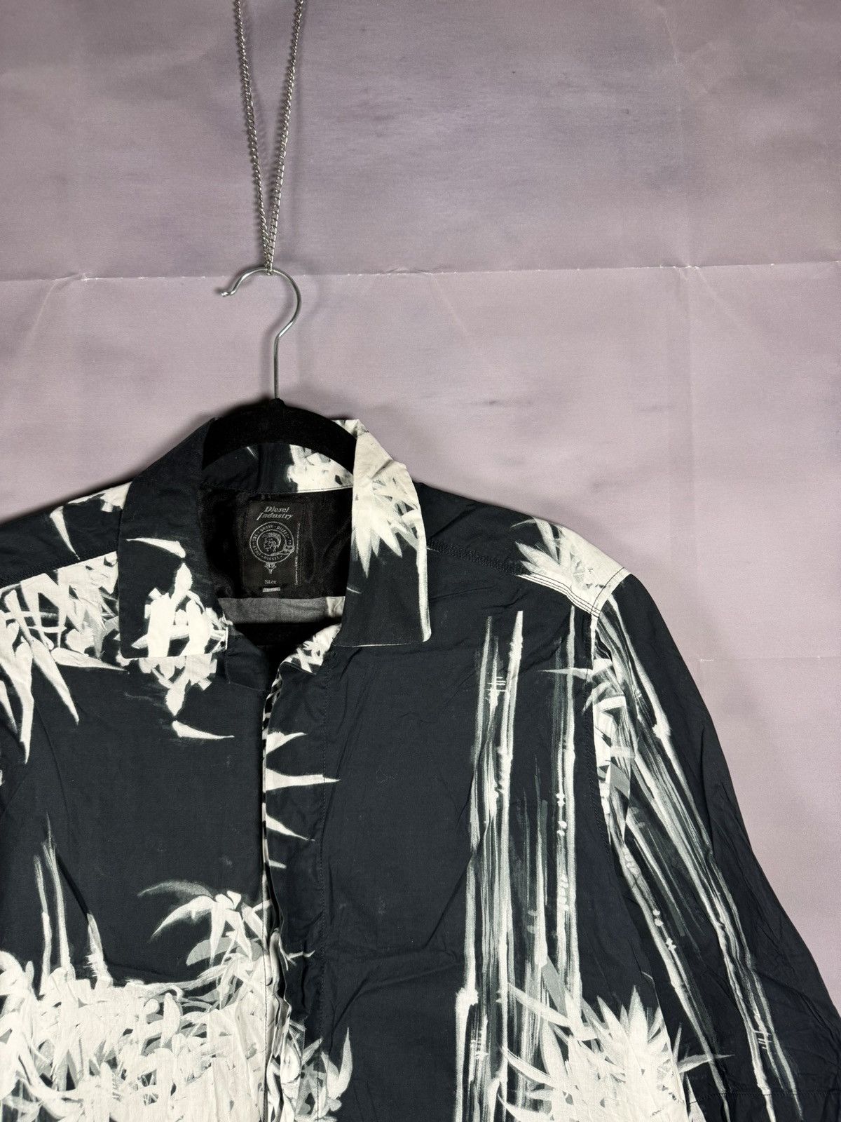 Diesel × Vintage Vintage Diesel Hawaiian Shirt Floral Print y2k Large Size US L / EU 52-54 / 3 - 2 Thumbnail