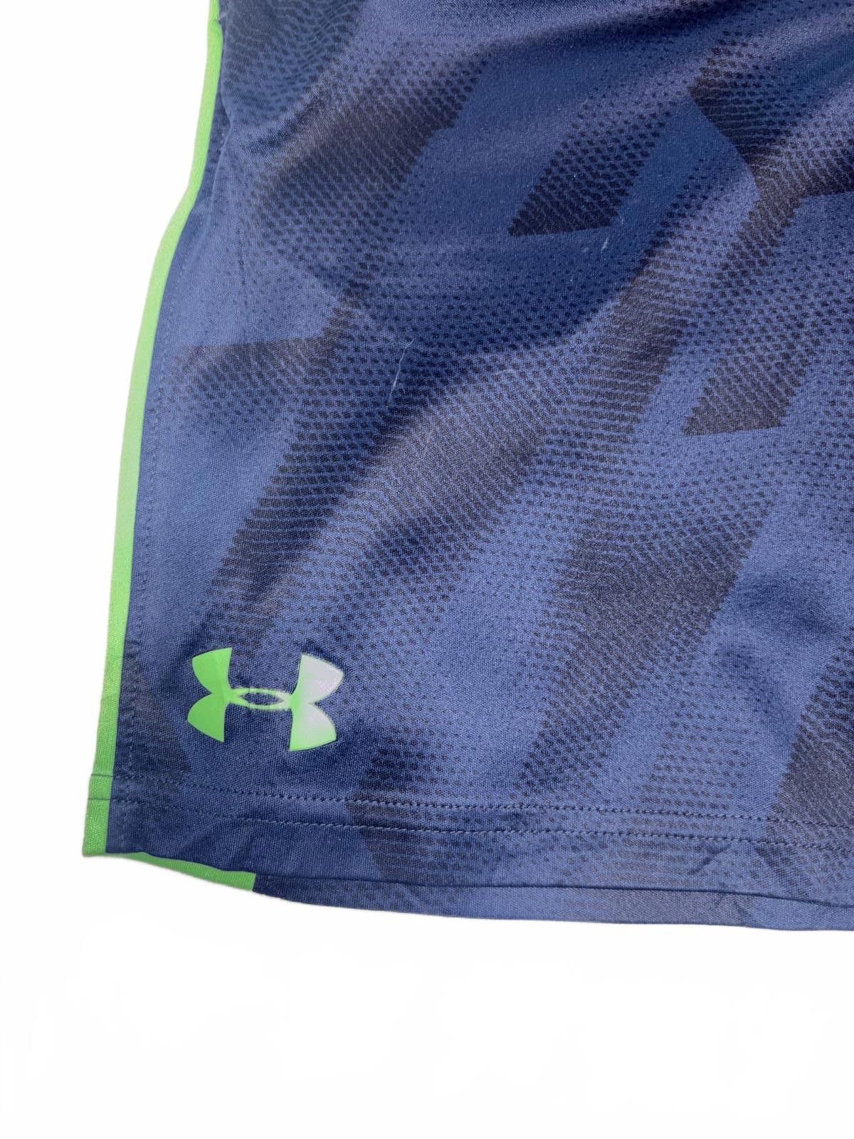 Under Armour Athletic Under Armour Youth Training Shorts - Navy & Green Size US 26 / EU 42 - 2 Thumbnail