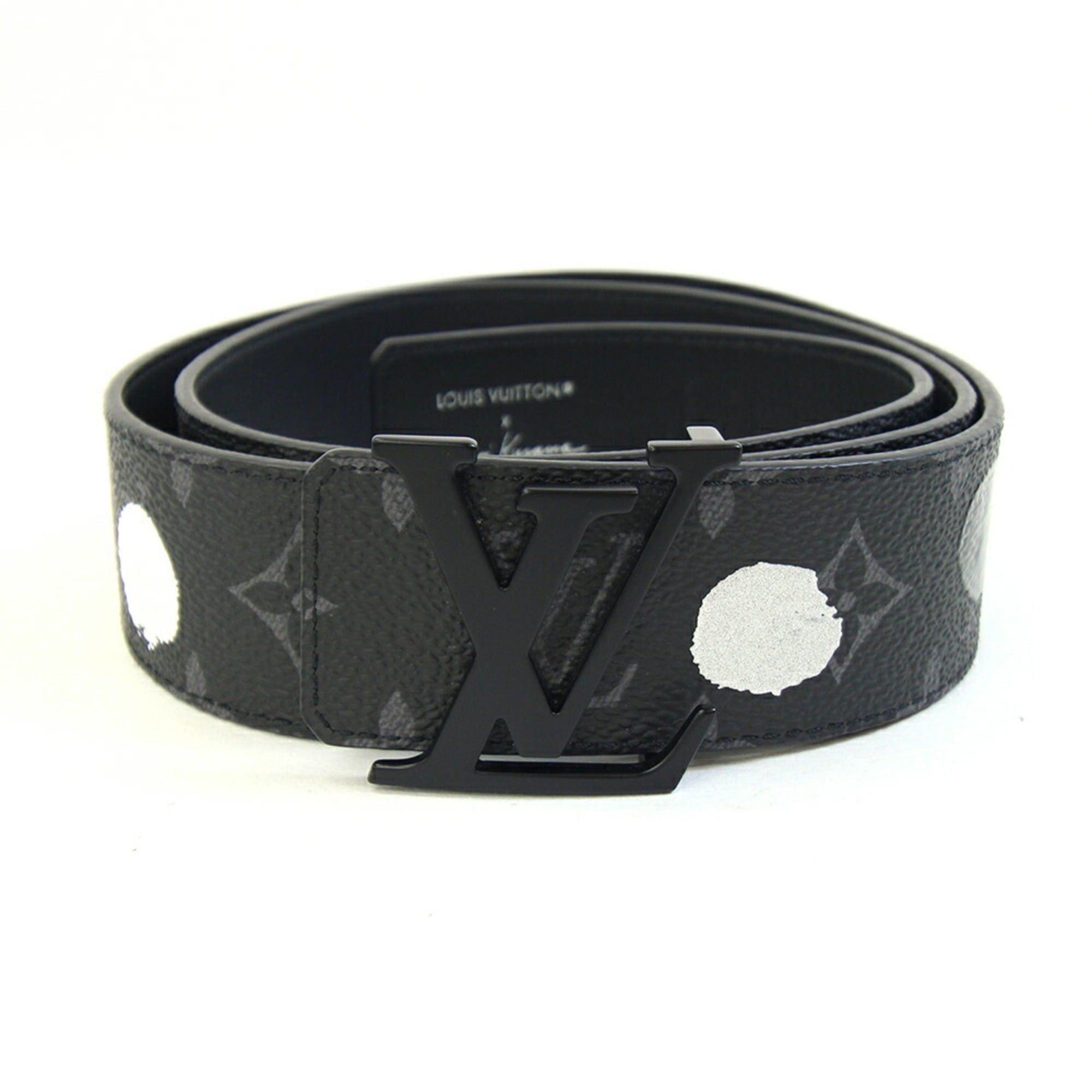 Louis Vuitton Louis Vuitton Monogram Eclipse Belt with LV and Yayoi Kusama Santur Initials, M0654T, 95cm, Collaboration Dots, Women's, LOUIS VUITTON Size ONE SIZE - 1 Thumbnail