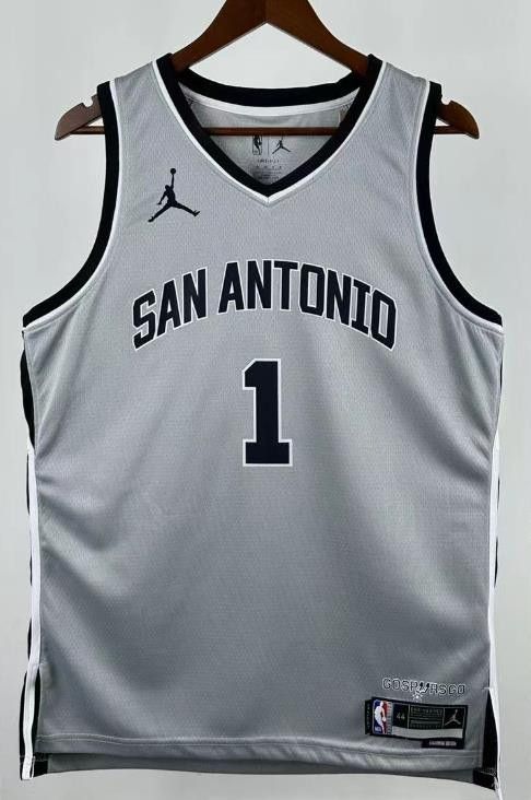 NBA 2026 San Antonio Spurs #1 Victor Wembanyama Jersey Size US S / EU 44-46 / 1 - 1 Thumbnail
