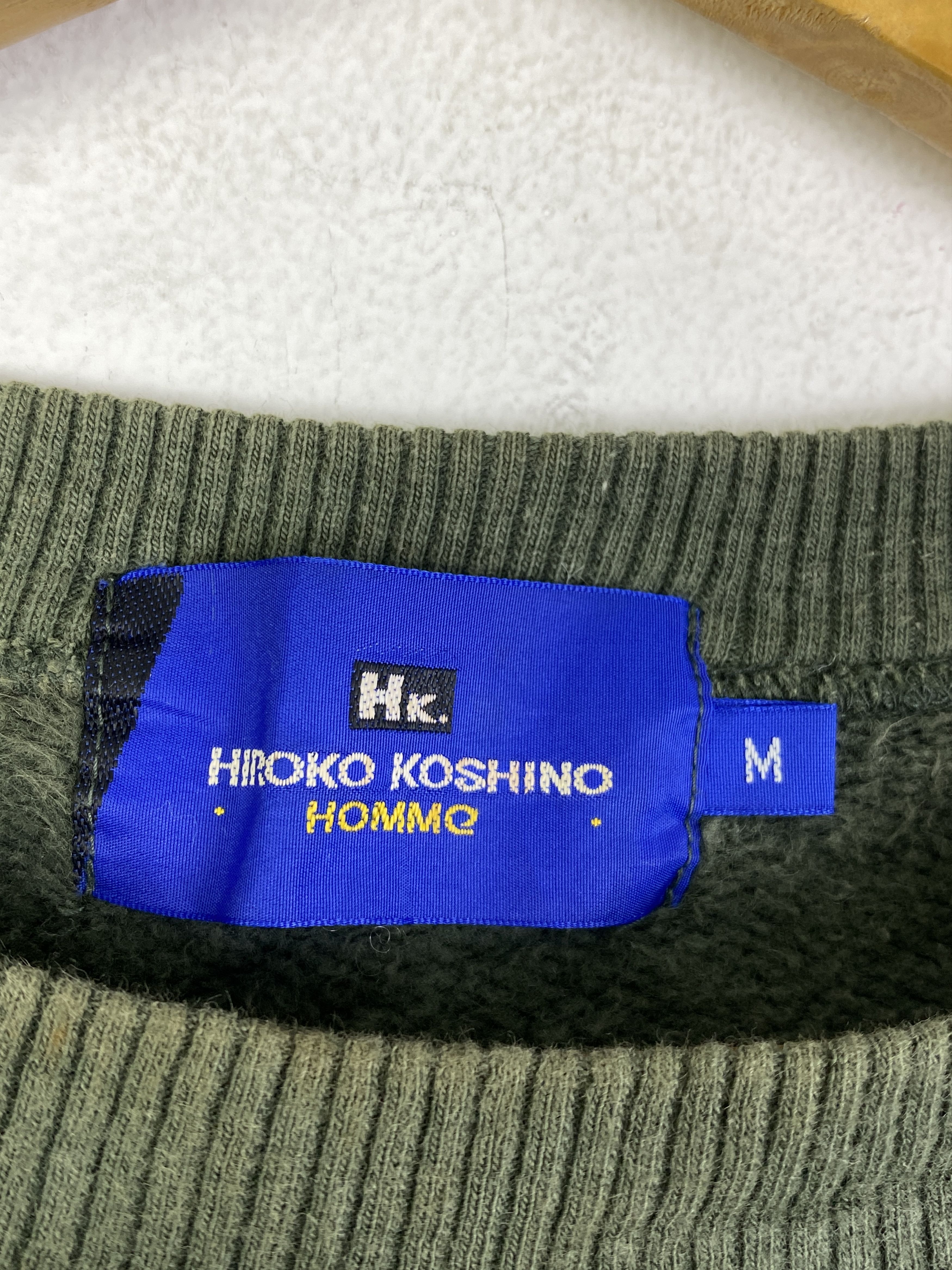 Hiroko Koshino Homme Vintage Hiroko Koshino Spell Out Sweatshirt SH0272 Size US M / EU 48-50 / 2 - 5 Thumbnail