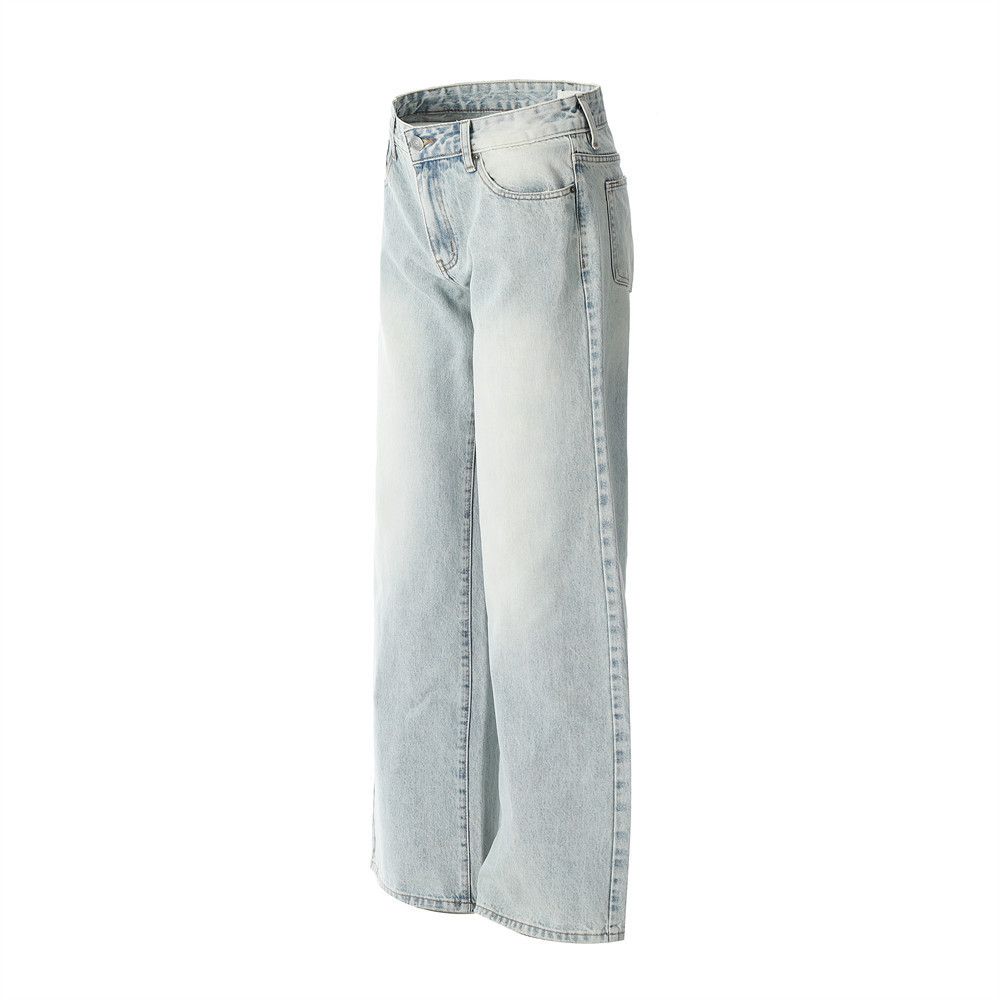 Japanese Brand × Jean Men's loose distressed washed distressed flared jeans Size US 34 / EU 50 - 2 Thumbnail