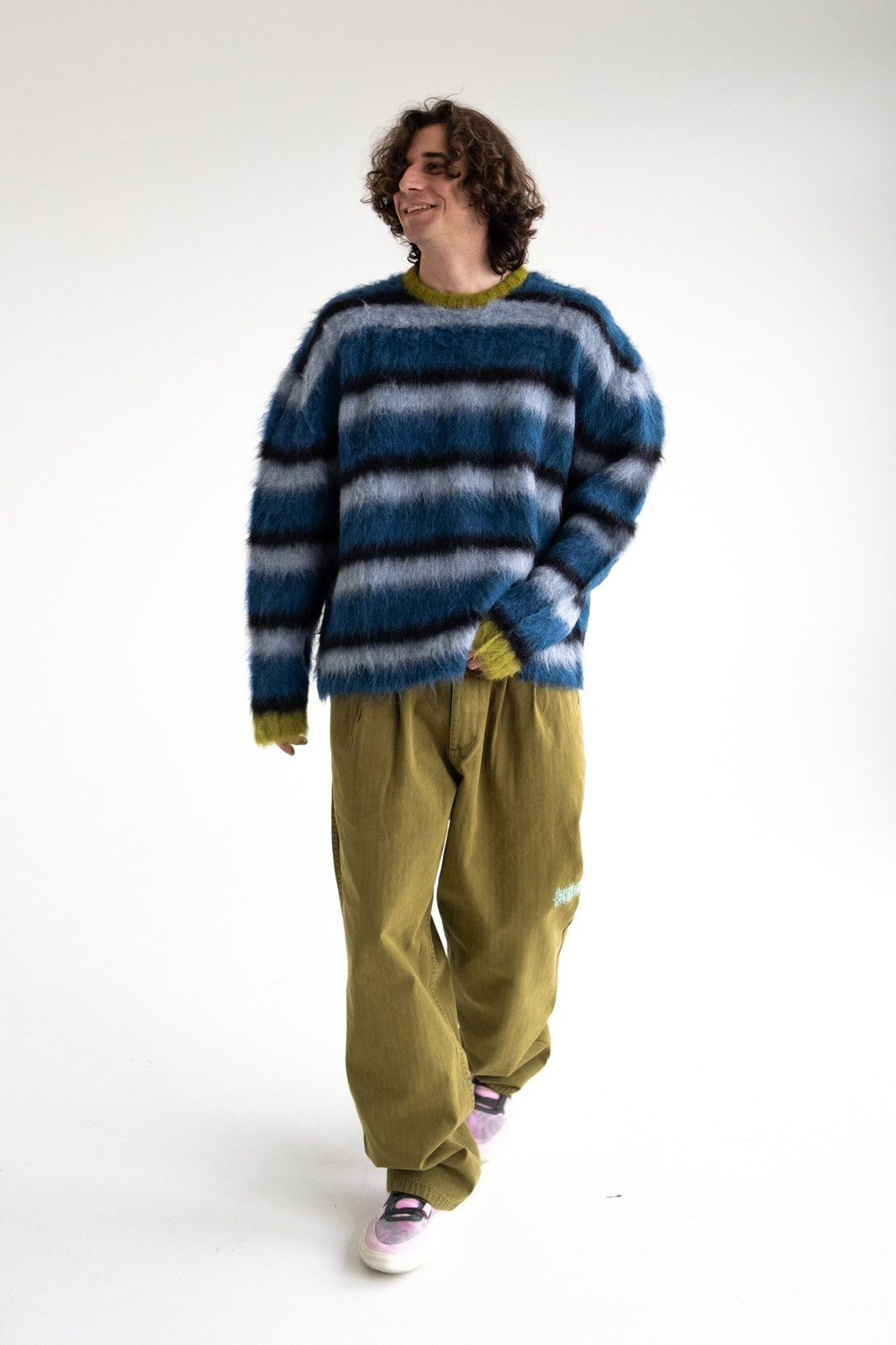 Brain Dead Livewire Pigment Dyed Herringbone Pants Size US 36 / EU 52 - 5 Thumbnail