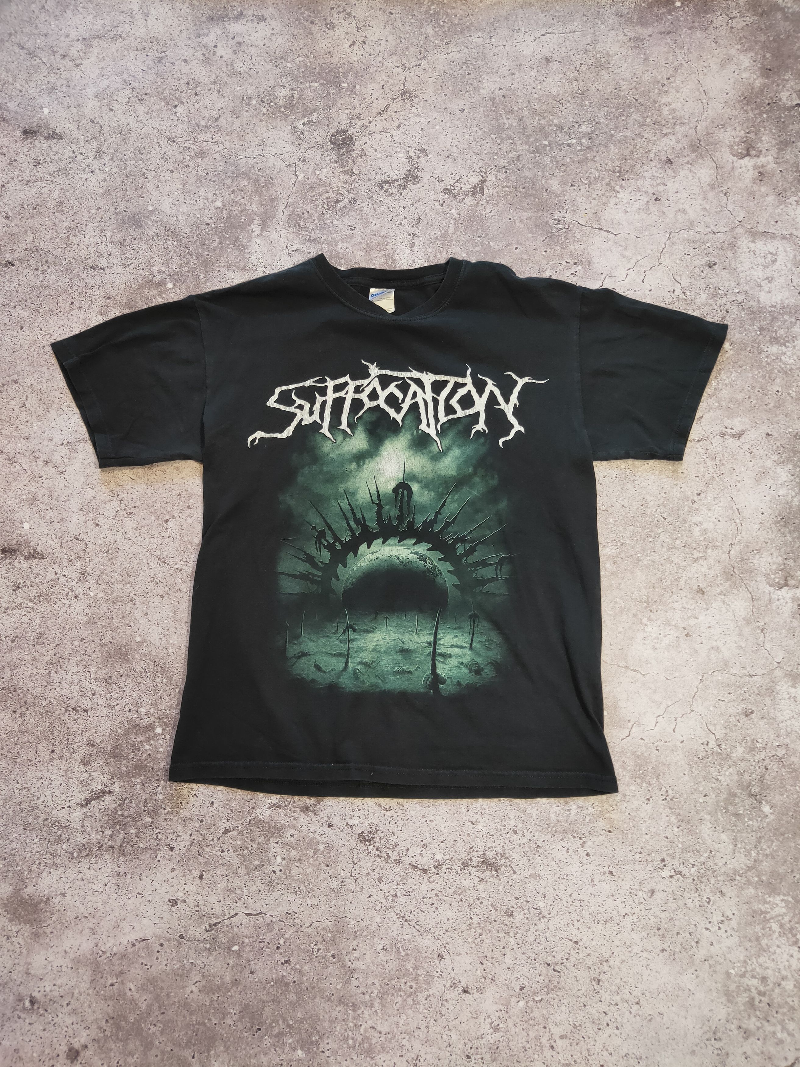 Band Tees Suffocation Vintage 00s 90s Death Metal Band Tshirt Size US L / EU 52-54 / 3 - 1 Thumbnail