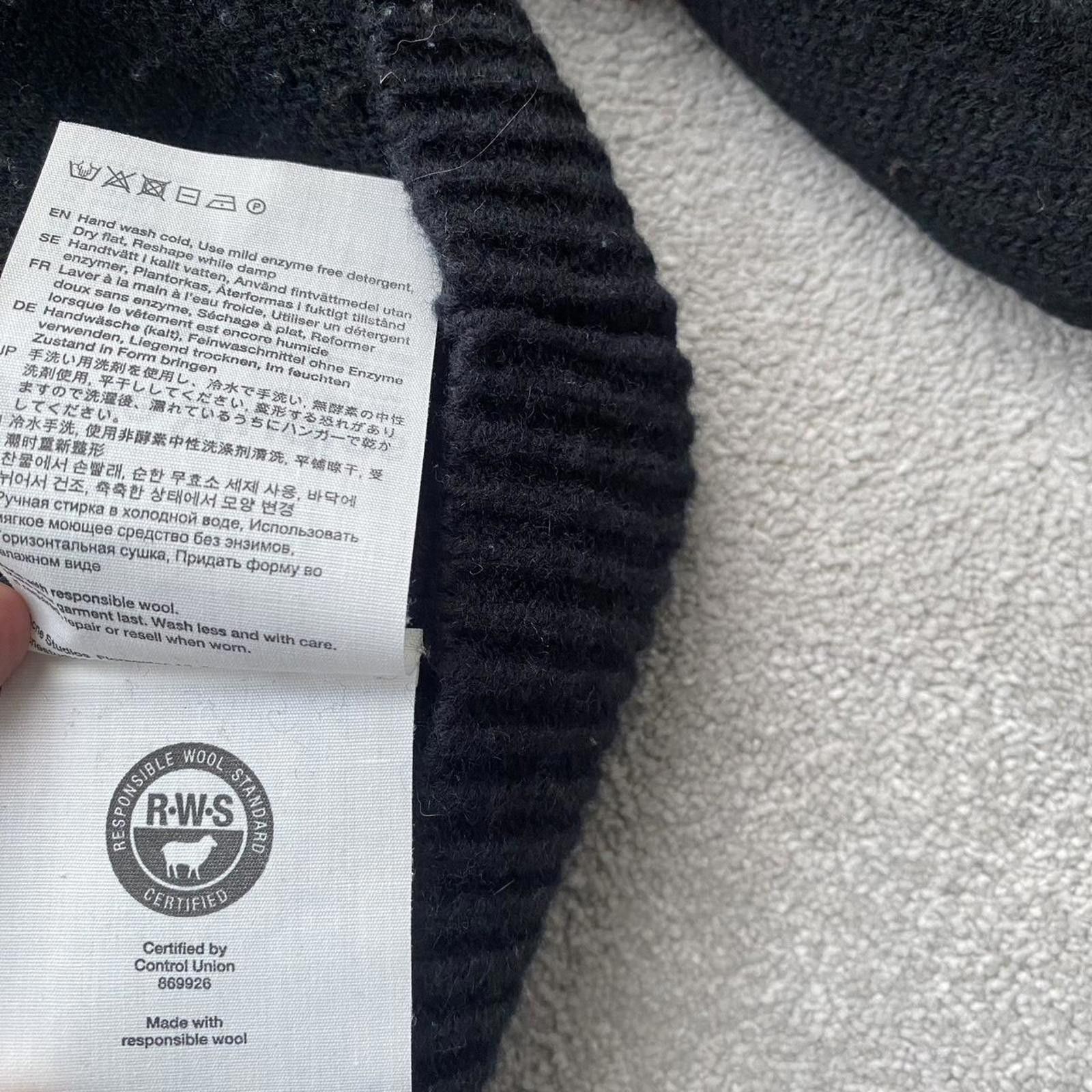 Acne Studios Acne Studios Face Wool Striped Knit Crewneck Jumper Sweater Size US S / EU 44-46 / 1 - 8 Thumbnail