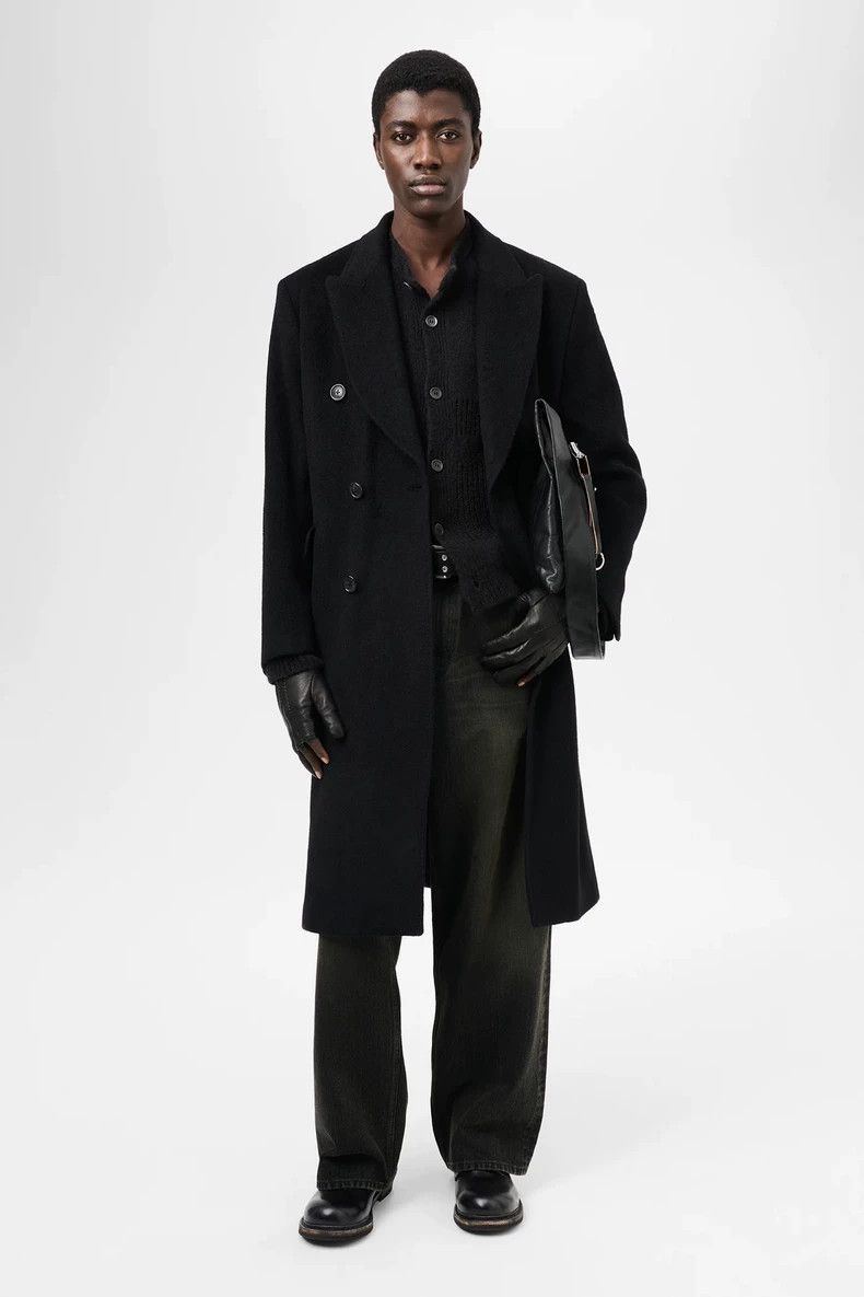 Our Legacy Our Legacy size50 A black woolen overcoat Size US M / EU 48-50 / 2 - 3 Thumbnail