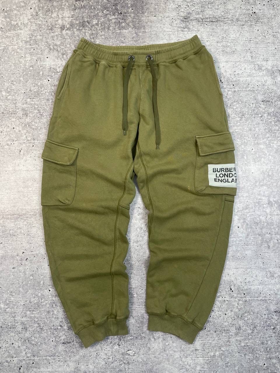 Burberry Burberry London Cargo Logo Sweatpants Y2K Size US 30 / EU 46 - 1 Thumbnail