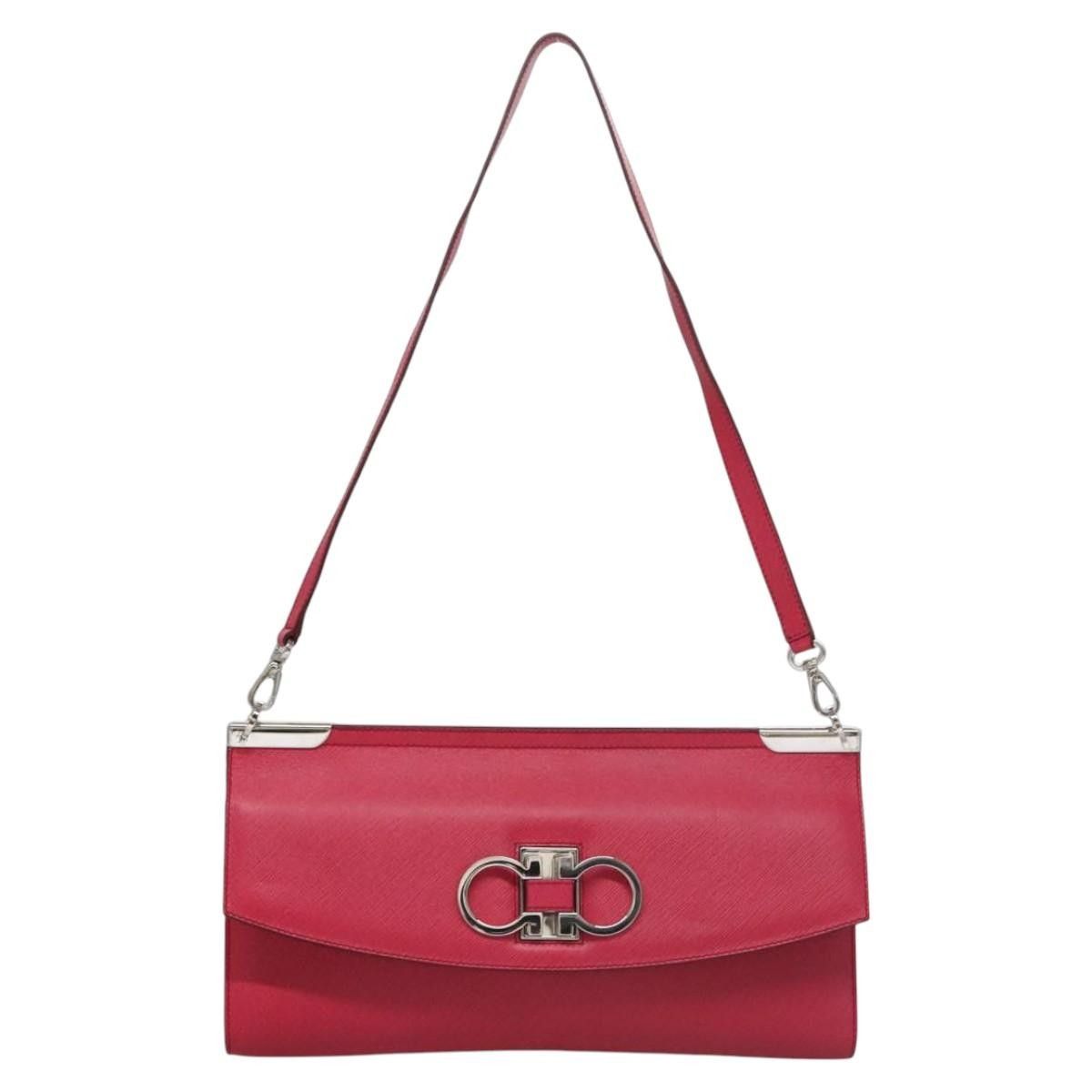 Salvatore Ferragamo Salvatore Ferragamo Gancini Shoulder Bag Leather Size ONE SIZE - 1 Thumbnail