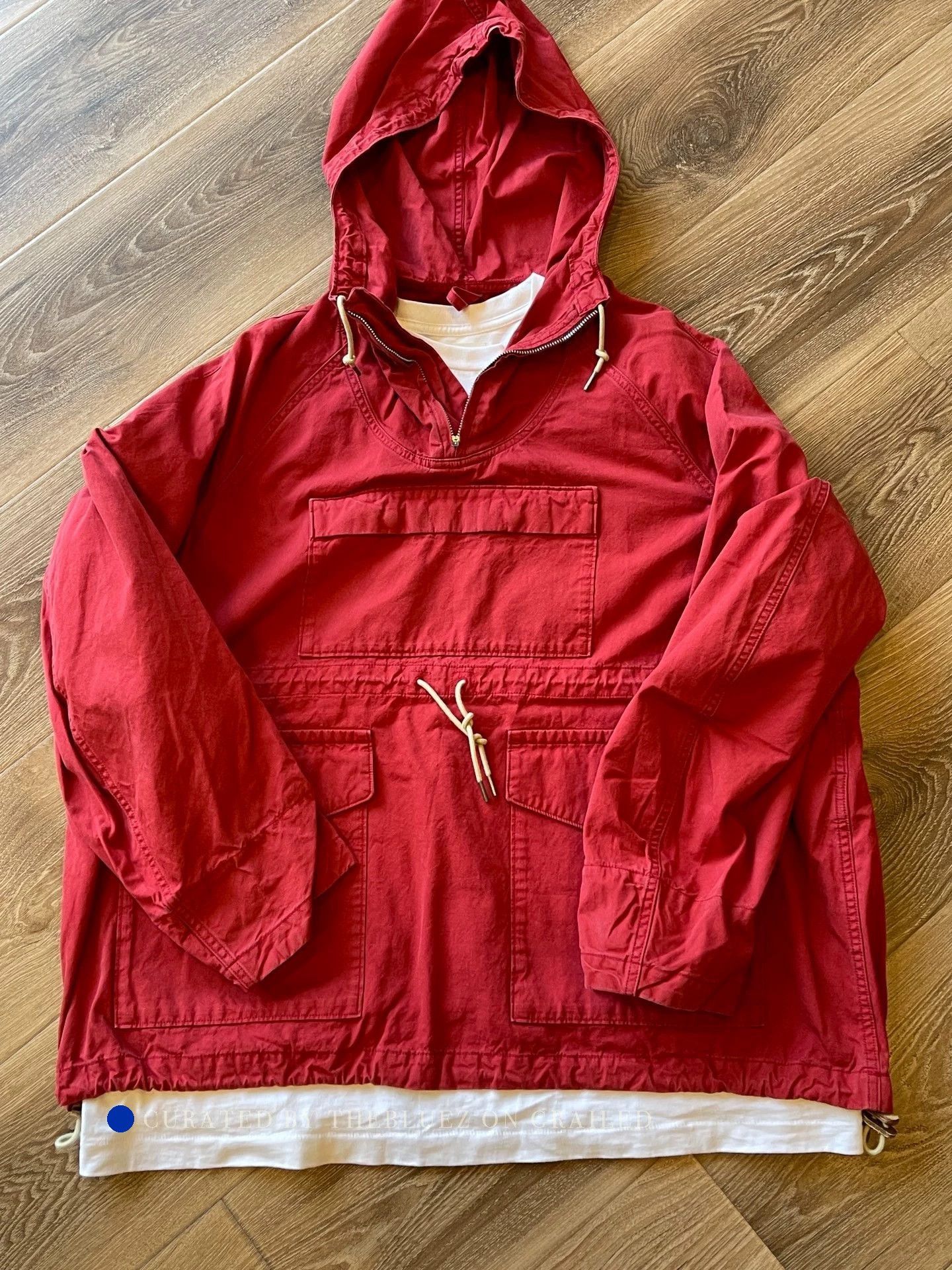 Visvim Oversized Red Yankton Parka Size US S / EU 44-46 / 1 - 1 Thumbnail