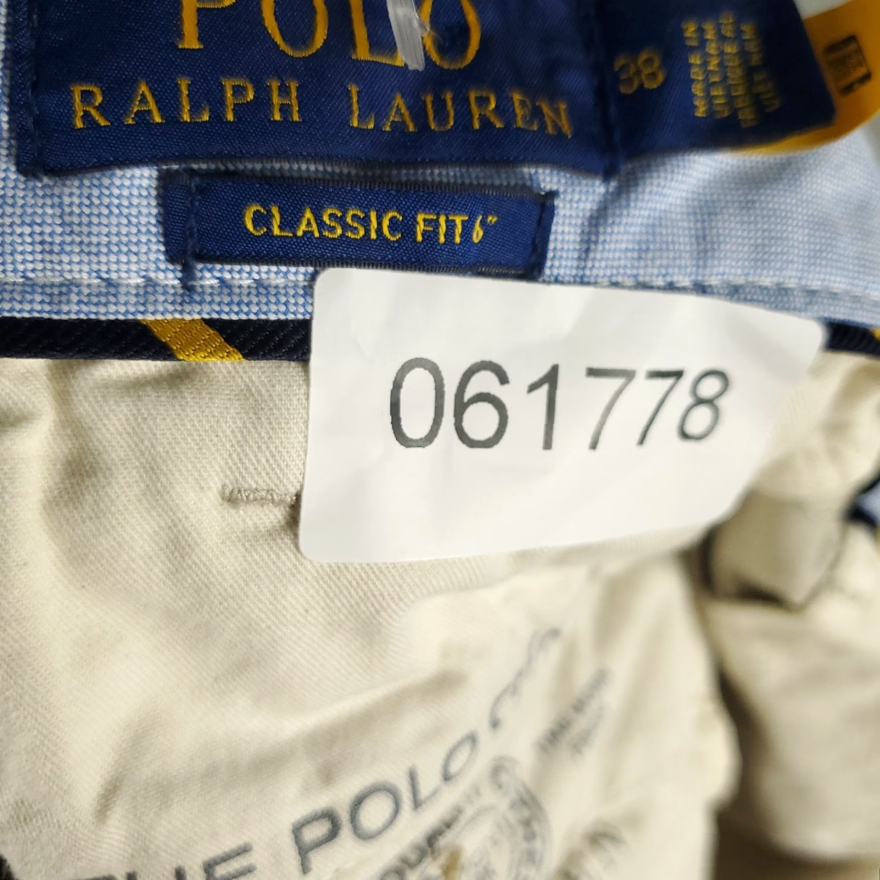 Ralph Lauren VINTAGE Ralph Lauren Shorts Mens Size 38 Chino Casual Flat Front Beige Size US 38 / EU 54 - 8 Thumbnail