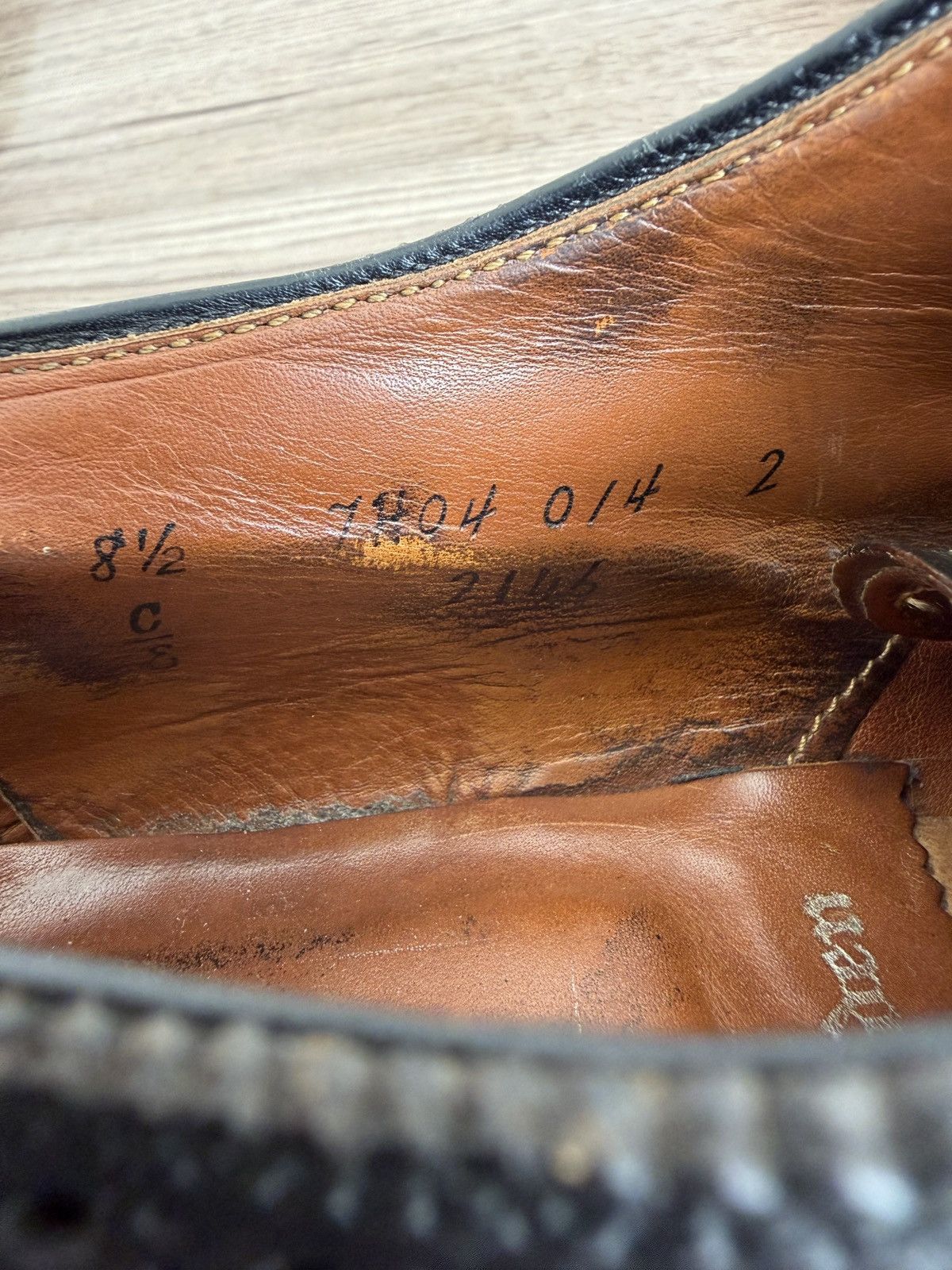 Alden × Drake's Shell cordovan brogue derby Size US 8.5 / EU 41-42 - 7 Thumbnail