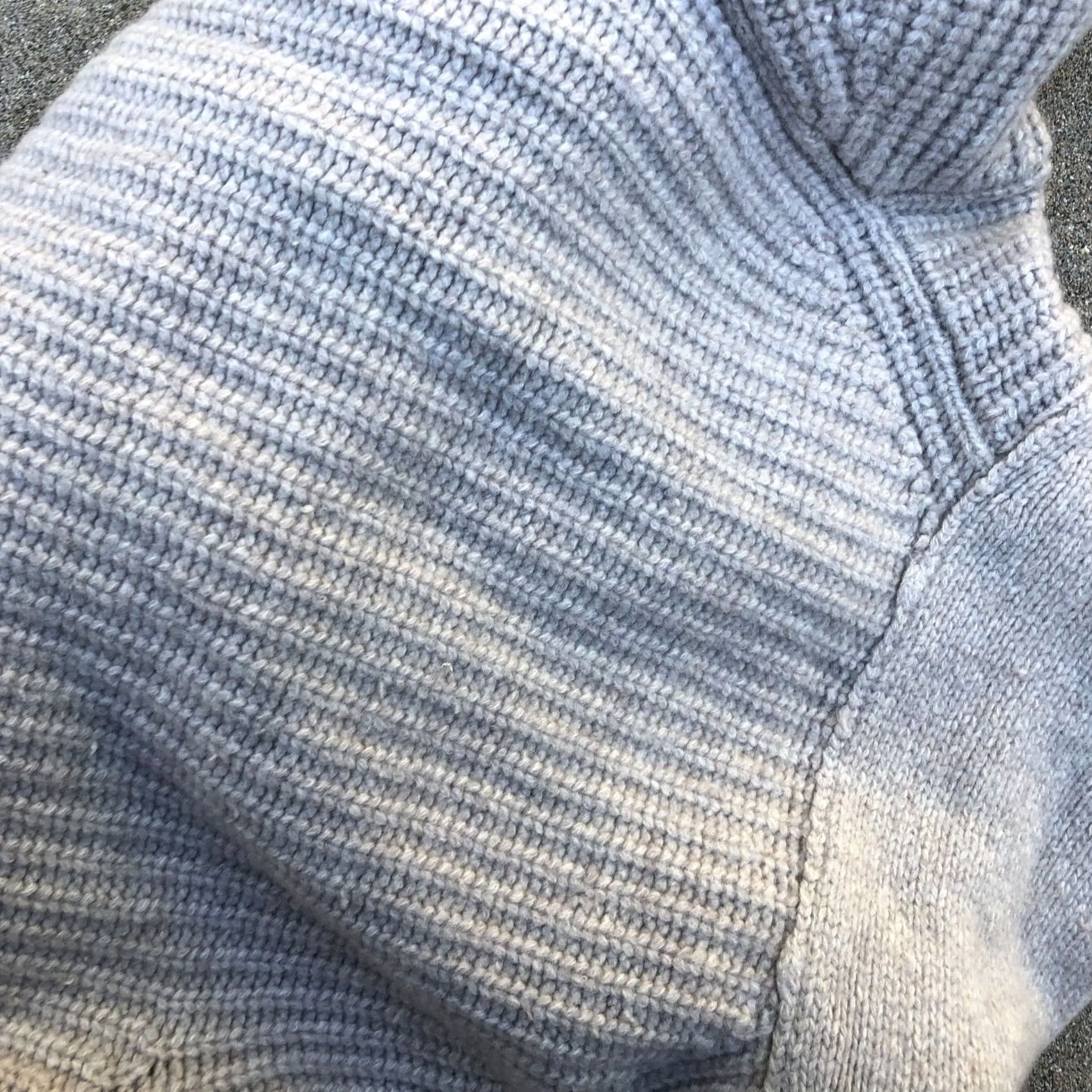 Buck Mason Buck Mason Wool Cashmere Blend Cardigan Sweater Mens L Grey Knit Shrunk Ribbed Chest 19" Length 26" Size US L / EU 52-54 / 3 - 6 Thumbnail