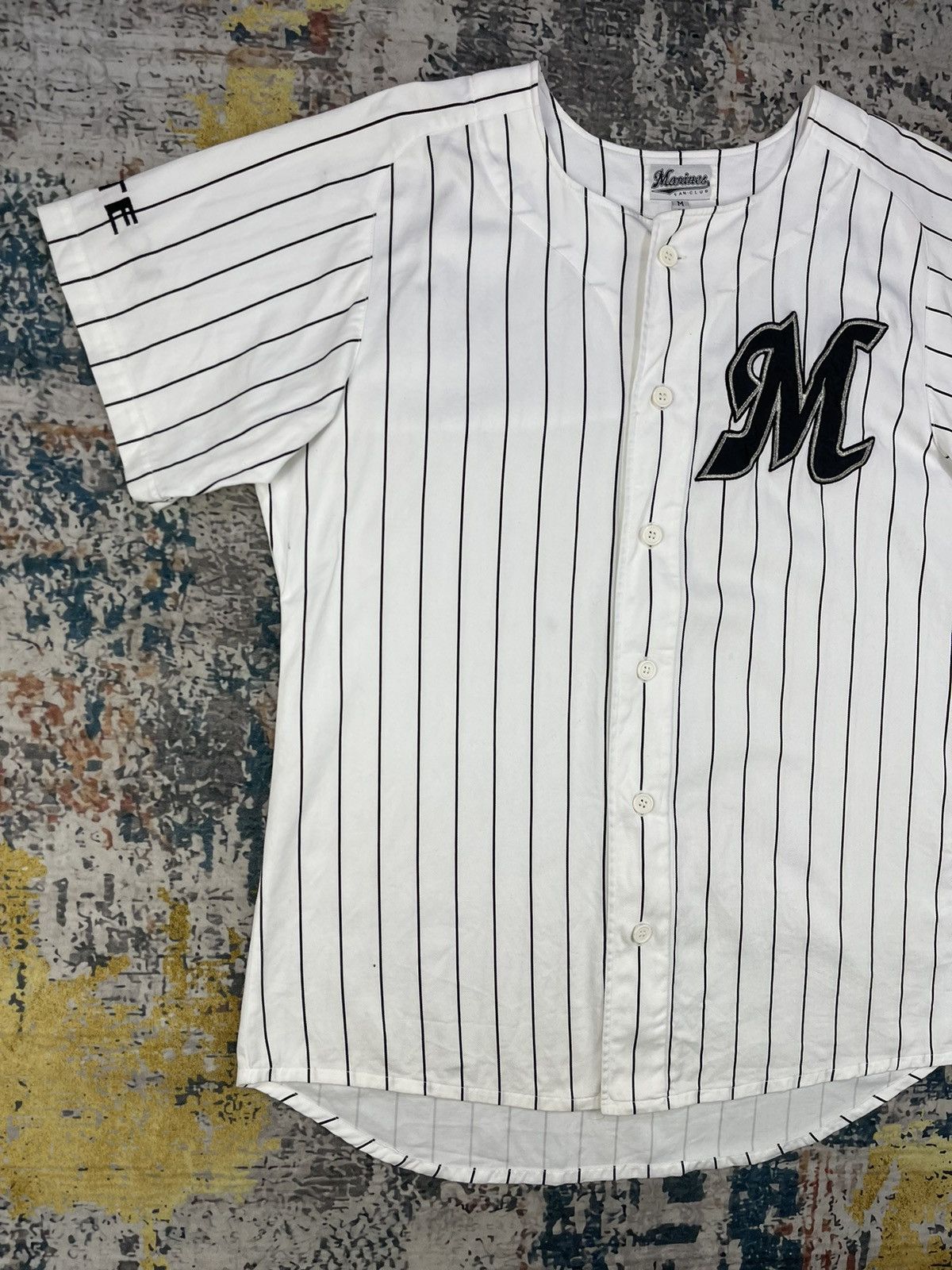 Vintage Vintage Baseball Marines Fan Club Button Shirts Size US M / EU 48-50 / 2 - 3 Thumbnail