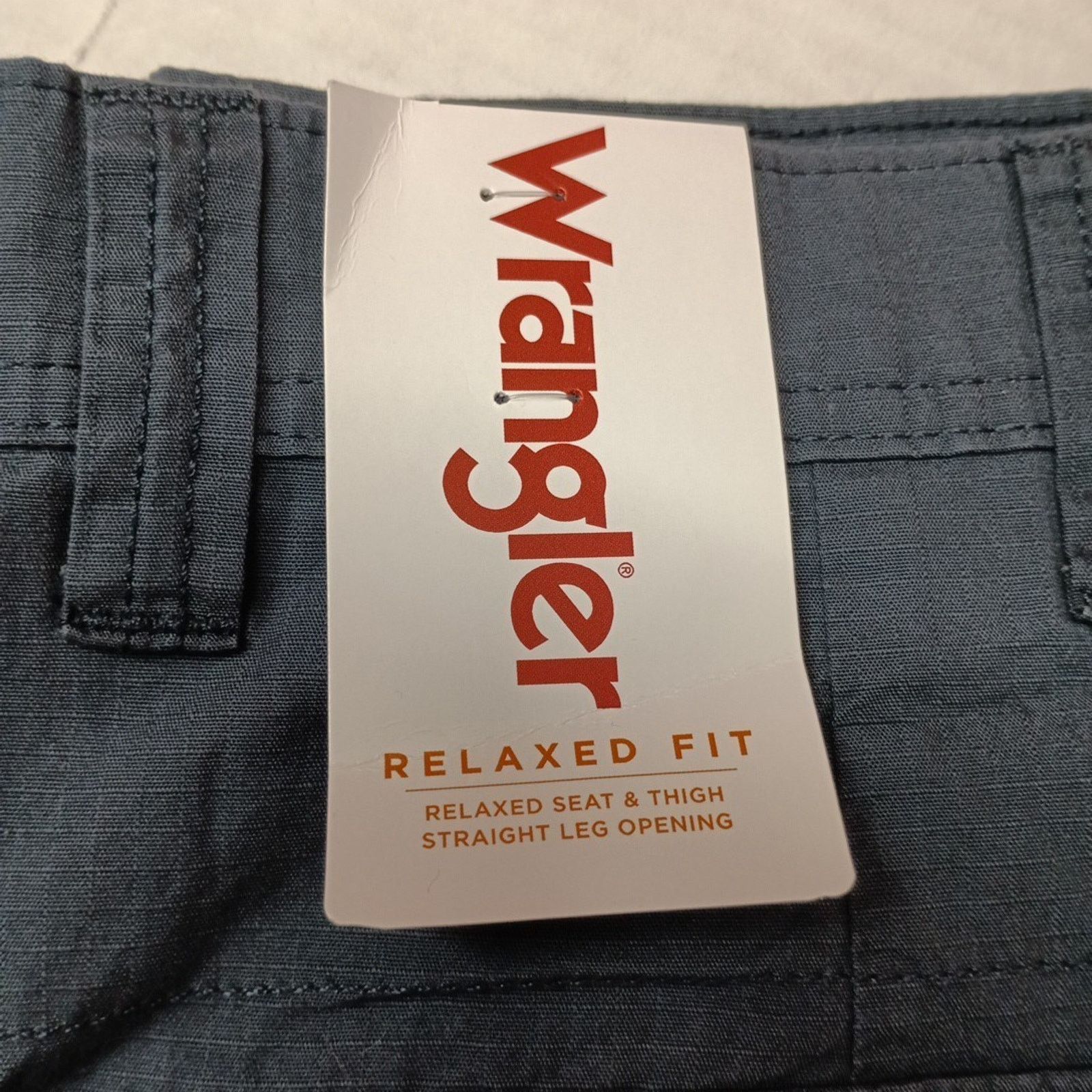 Wrangler Wrangler Cargo Pant Men 40x30 Blue Rip Stop Relaxed Fit Tech Size US 40 / EU 56 - 2 Thumbnail
