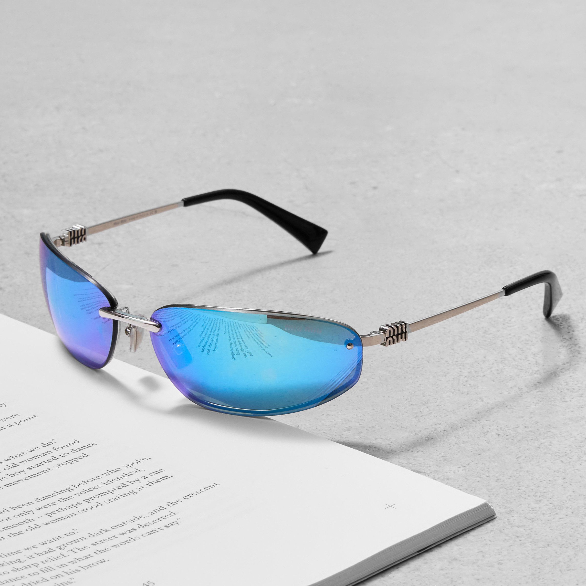 Miu Miu MIU MIU MU A50S 1BC10K Sunglasses Size ONE SIZE - 2 Thumbnail