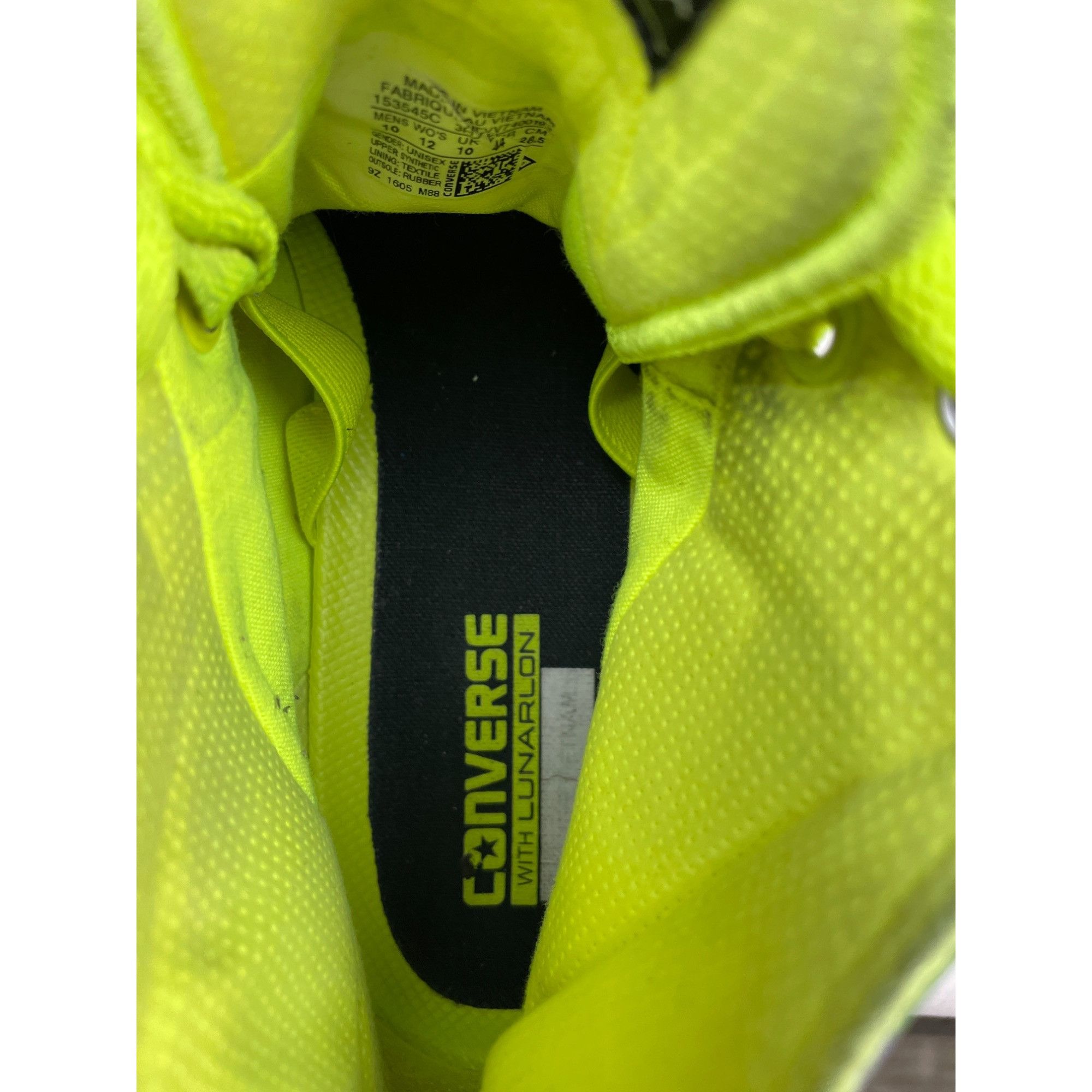 Converse Converse Unisex Chuck Taylor Green Reflective Sneaker Shoes Size US 10 / EU 43 - 8 Thumbnail