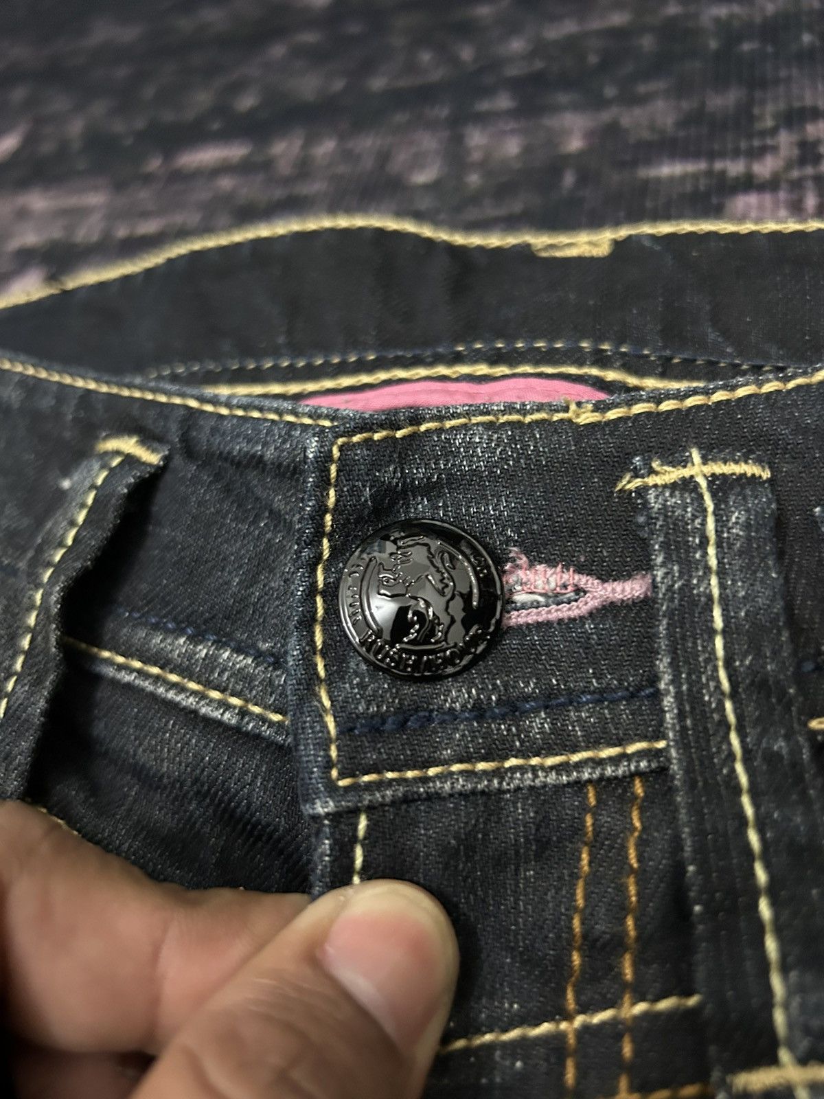 Japanese Brand japanese Rush Hour Wash Flare Jeans Size US 29 - 14 Thumbnail