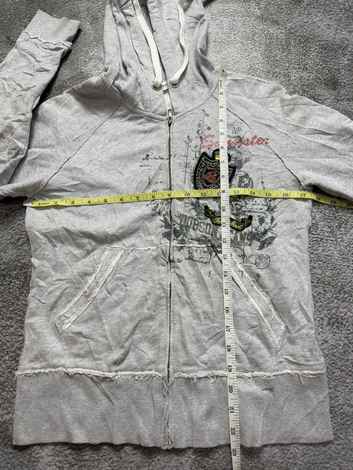 Other Sunsister bobson patch distressed hoodie Size US S / EU 44-46 / 1 - 11 Thumbnail