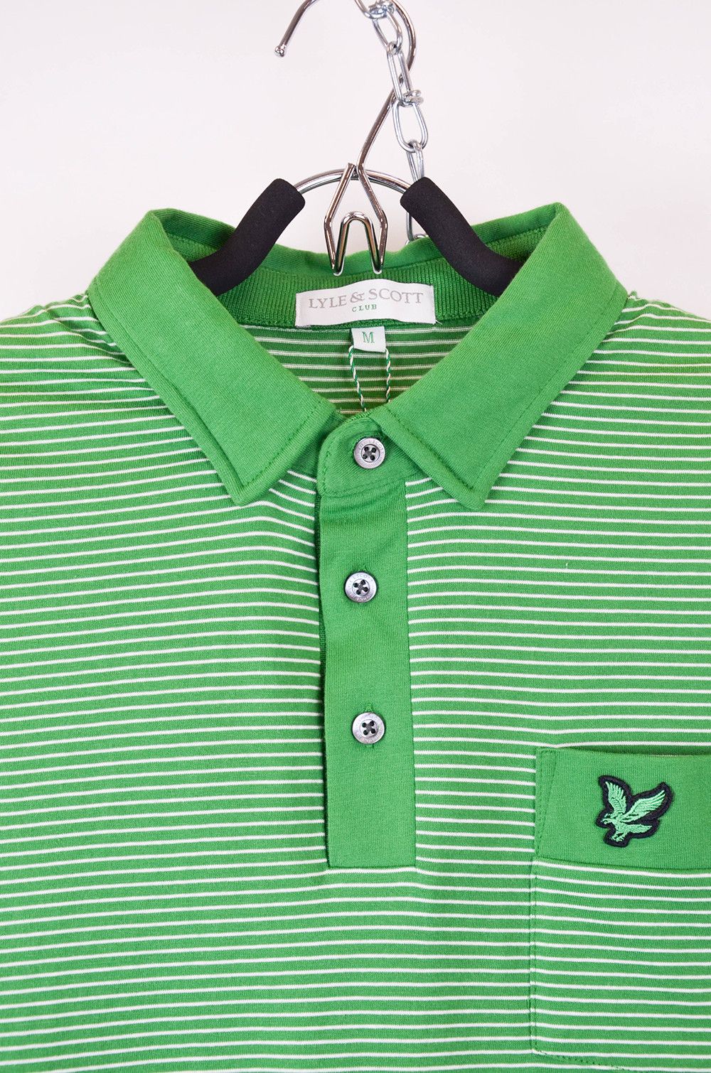 Lyle & Scott Lyle and Scott Club Golf Green Stripe Polo Shirt - M Size US M / EU 48-50 / 2 - 4 Thumbnail