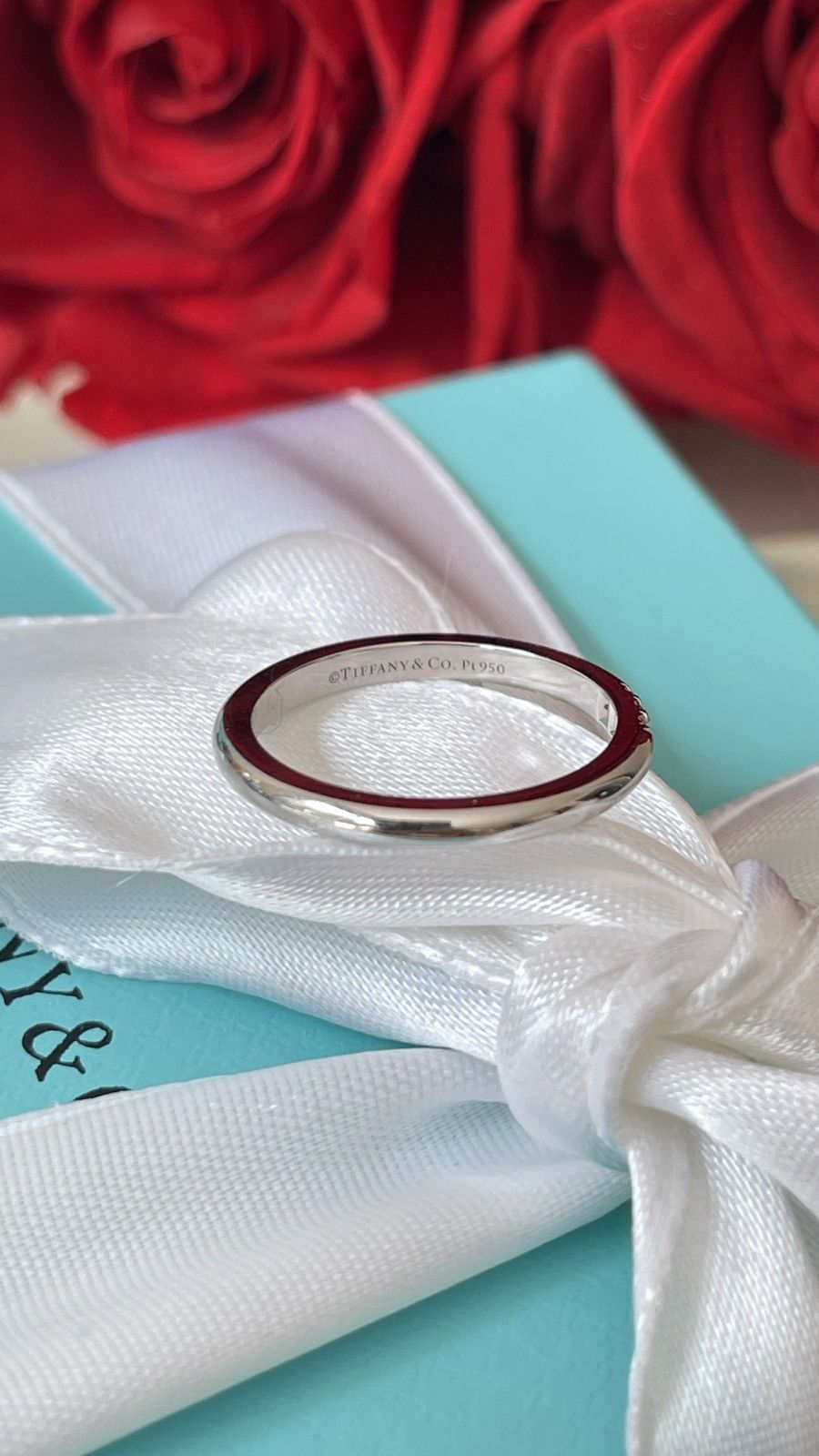 Tiffany & Co. TIFFANY & CO. FOREVER WEDDING BAND RING IN PLATINUM 5 $1850 Size ONE SIZE - 18 Thumbnail