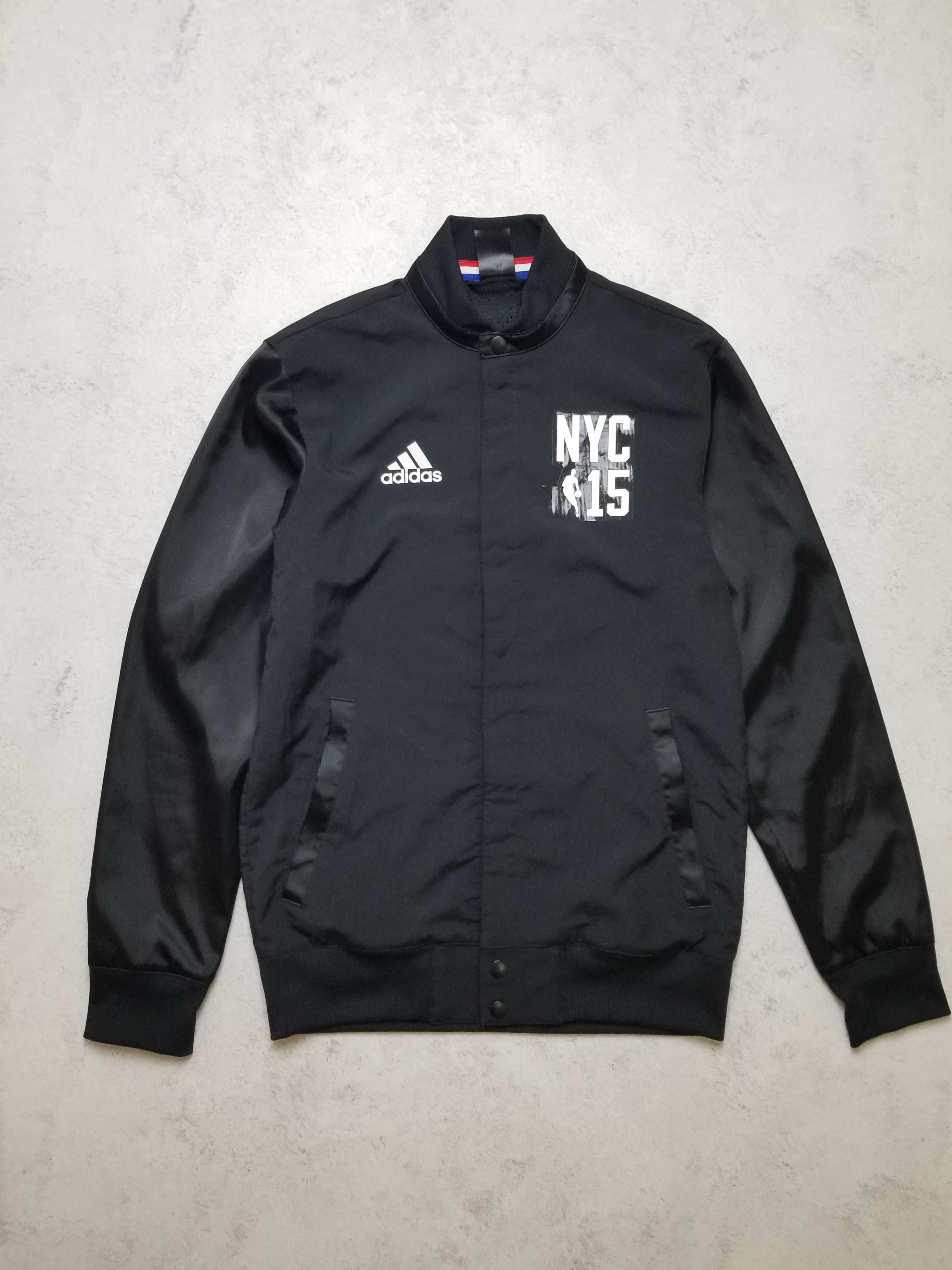 Adidas NBA All Star 2015 NYC Button Up Jacket Rare Basketball Size US XS / EU 42 / 0 - 1 Thumbnail
