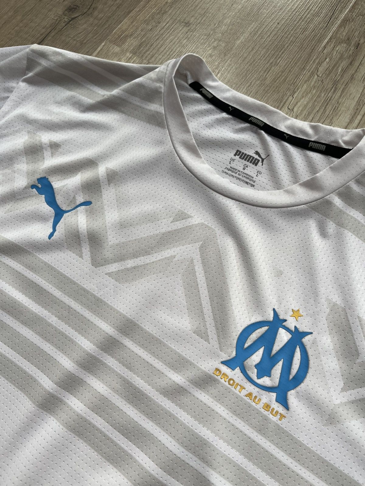 Puma Puma Olympique De Marseille Training Shirt Men's L Size US L / EU 52-54 / 3 - 4 Thumbnail
