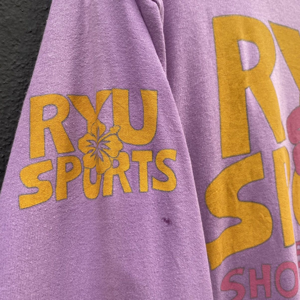 Vintage Thrashed Faded Vintage Ryu Sport Streetwear L/S Tee Size US M / EU 48-50 / 2 - 3 Thumbnail