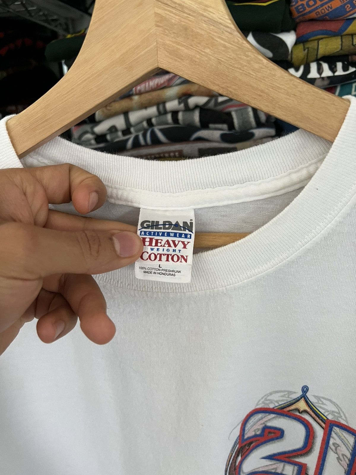NASCAR 2000s Elliot Sadler #21 State Fair Corn Dogs Racing Tee Size US L / EU 52-54 / 3 - 4 Thumbnail