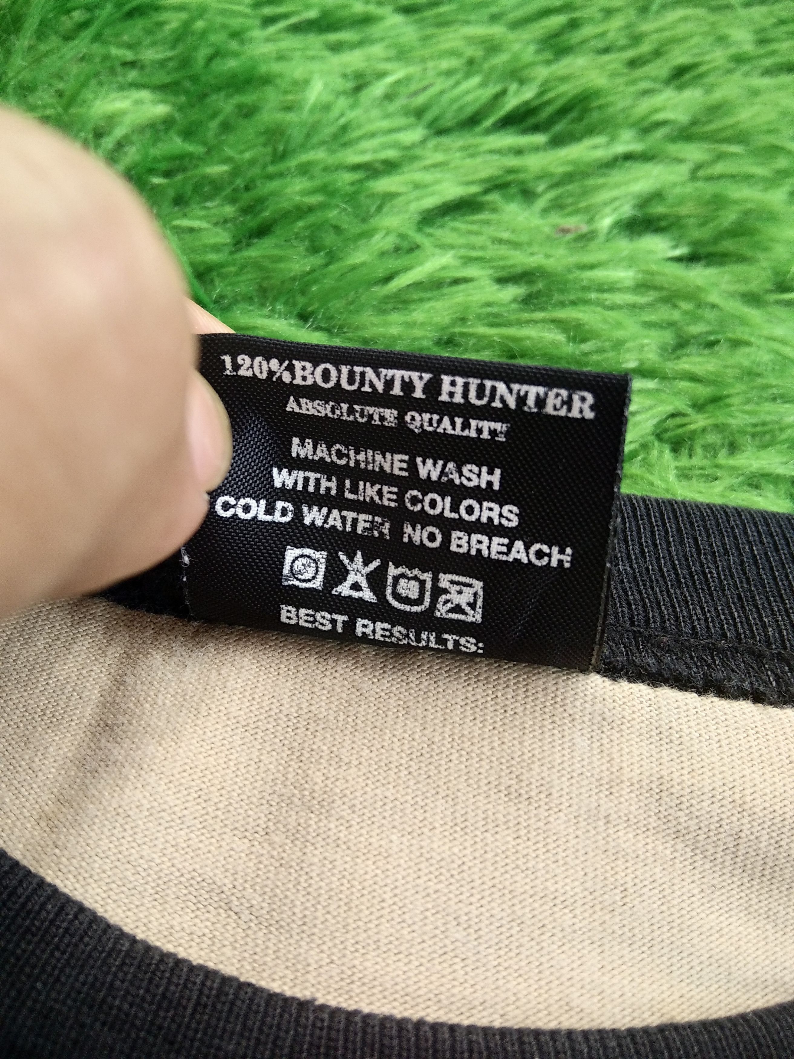 Bounty Hunter × If Six Was Nine Vtg 00s Bounty Hunter Skull Print Tiger Stripe Camo T shirt Size US M / EU 48-50 / 2 - 6 Thumbnail