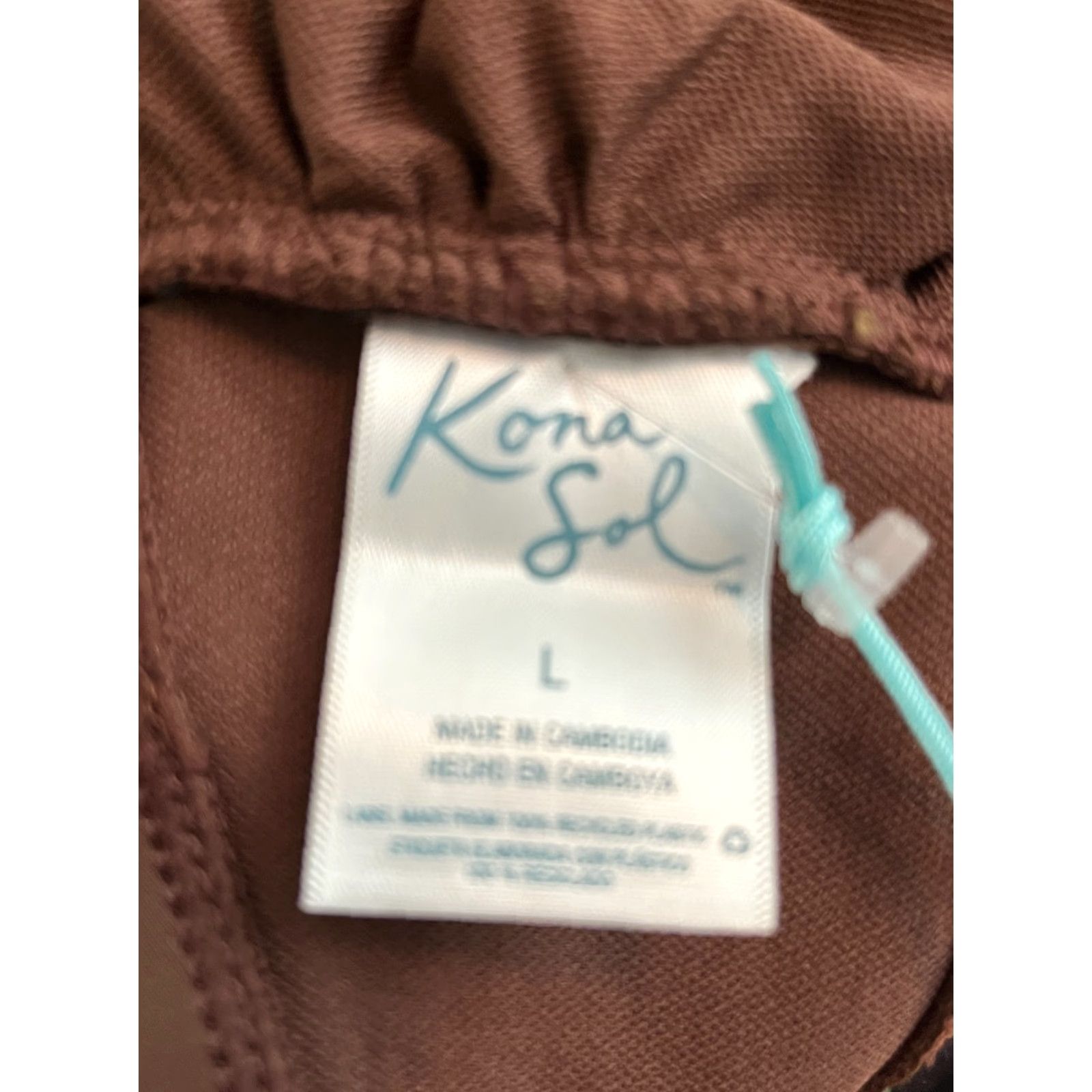 Vintage Kona Sol Bralette Rectangle Bikini Top Mulberry Brown L 12-14 Adult Women Size L / US 10 / IT 46 - 5 Thumbnail