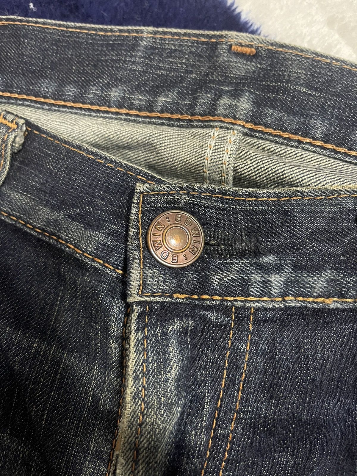 Edwin × Japanese Brand Edwin Distressed Jeans (14) Size US 38 / EU 54 - 12 Thumbnail