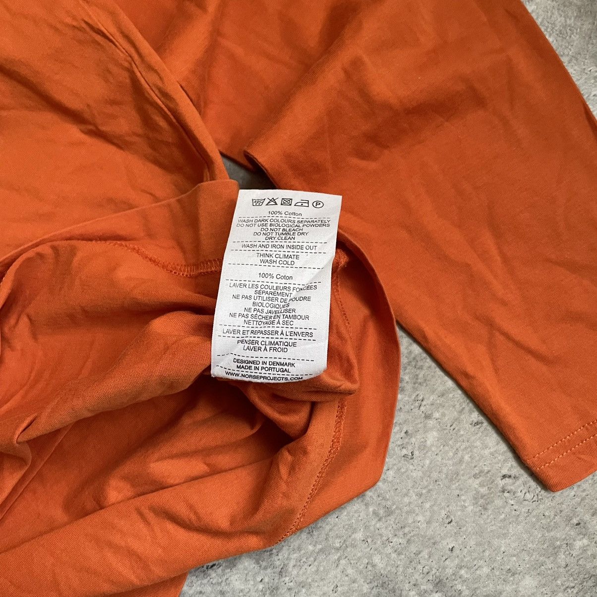 Designer × Norse Projects Norse Projects Orange Long Sleeve Size US L / EU 52-54 / 3 - 4 Thumbnail