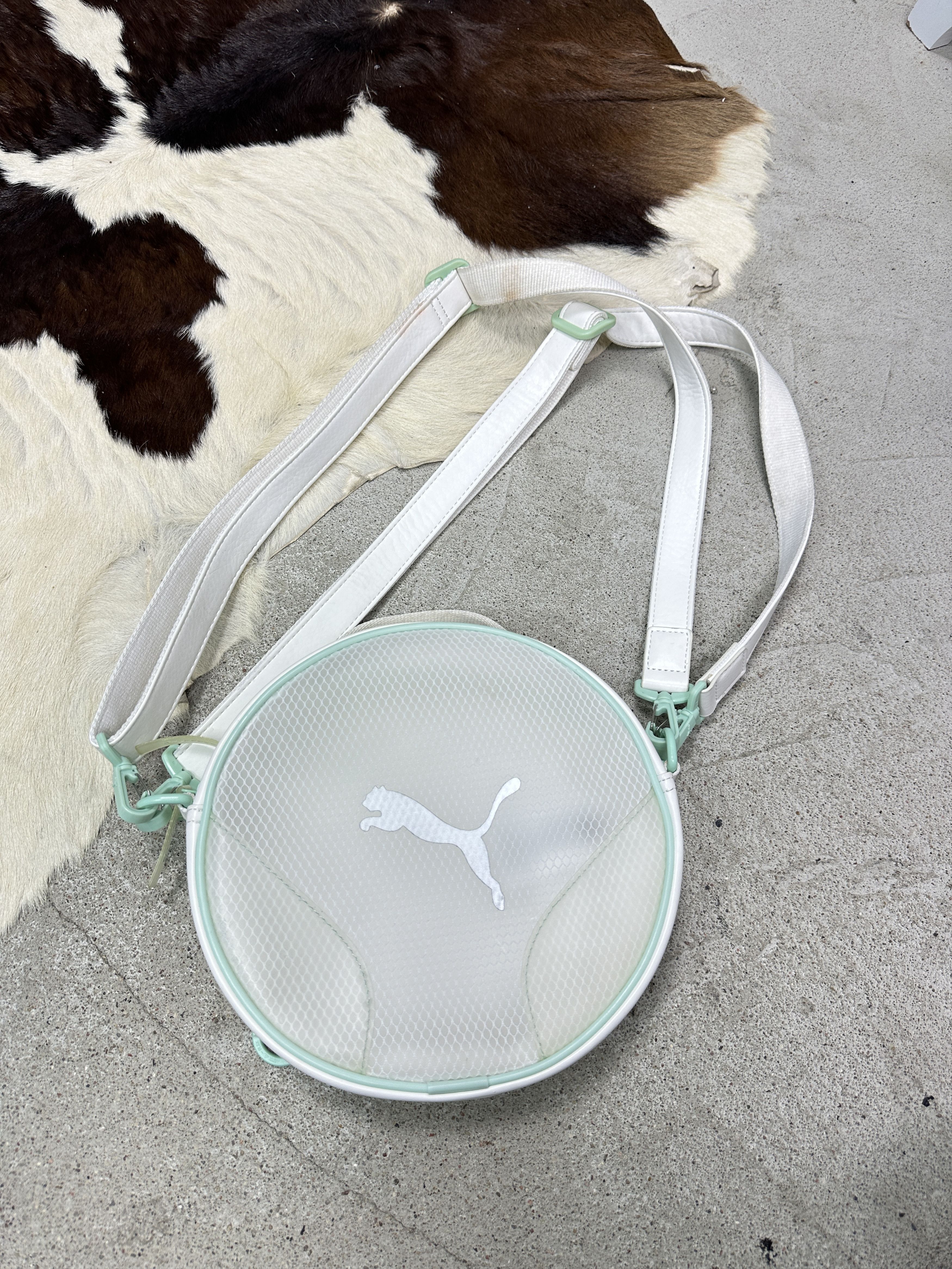 Puma Vintage Puma Round Transparent Unisex Sporty Bag Y2K Size ONE SIZE - 4 Thumbnail