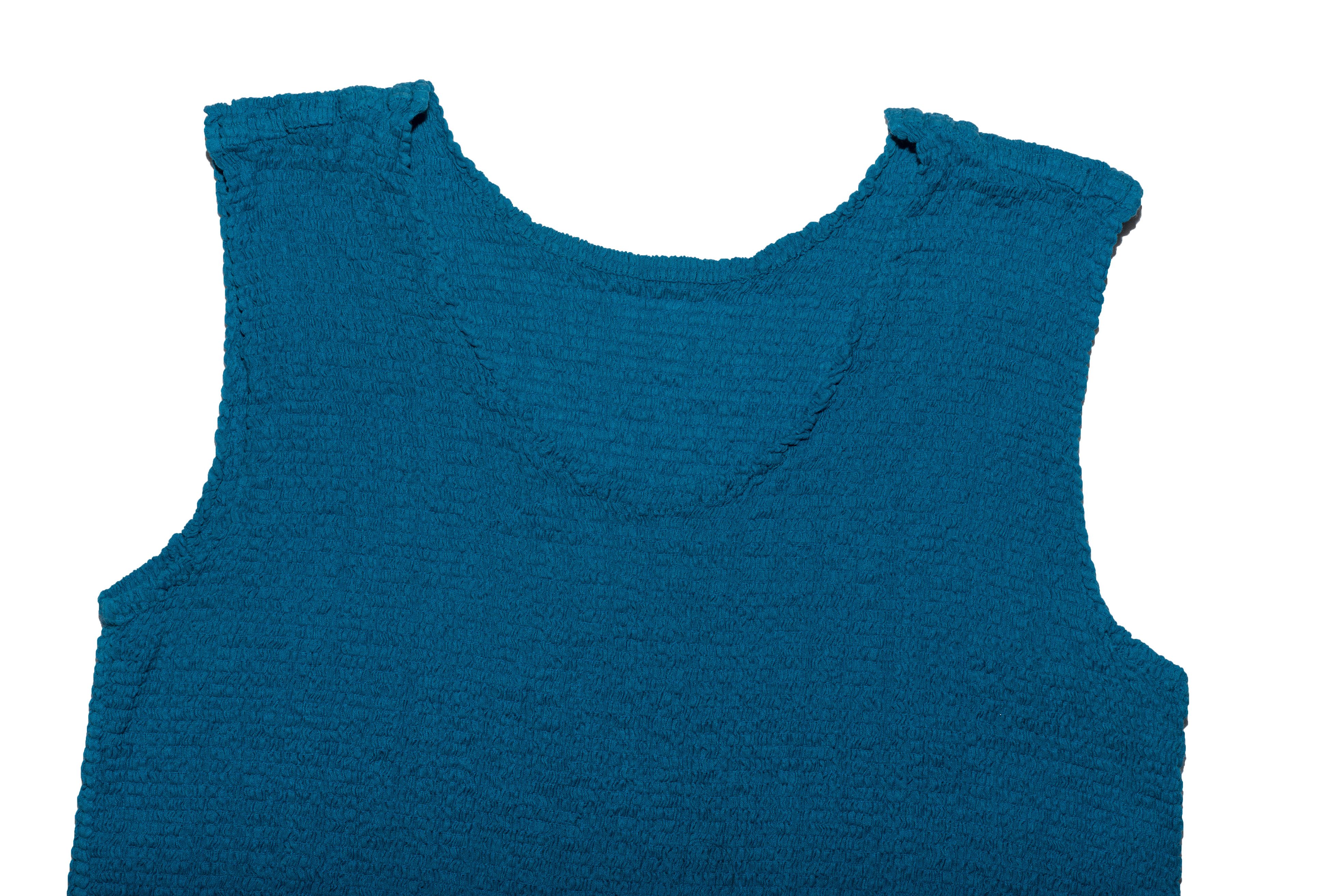 Issey Miyake CRINKLE CAULIFLOWER PLEAT VEST TANK TOP Size M / US 6-8 / IT 42-44 - 4 Thumbnail