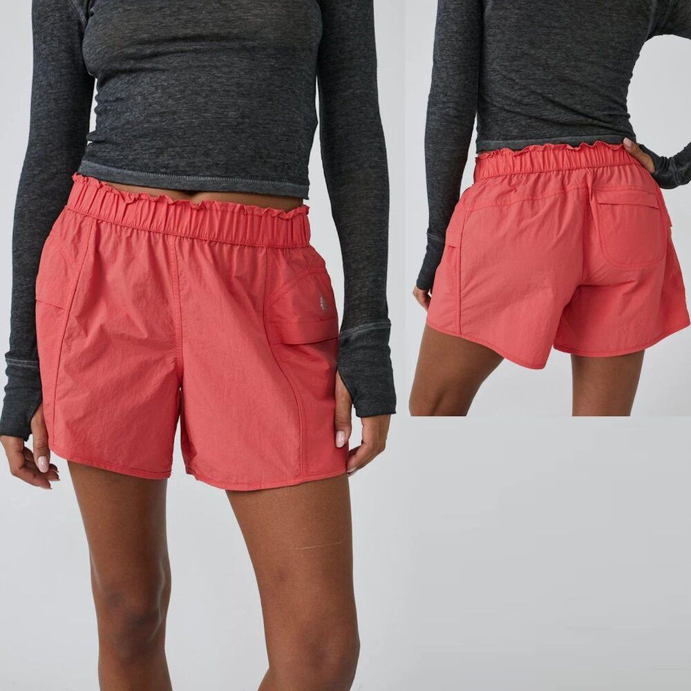 Free People New Free People In The Wild Red Short Size S Size 28" / US 6 / IT 42 - 1 Thumbnail