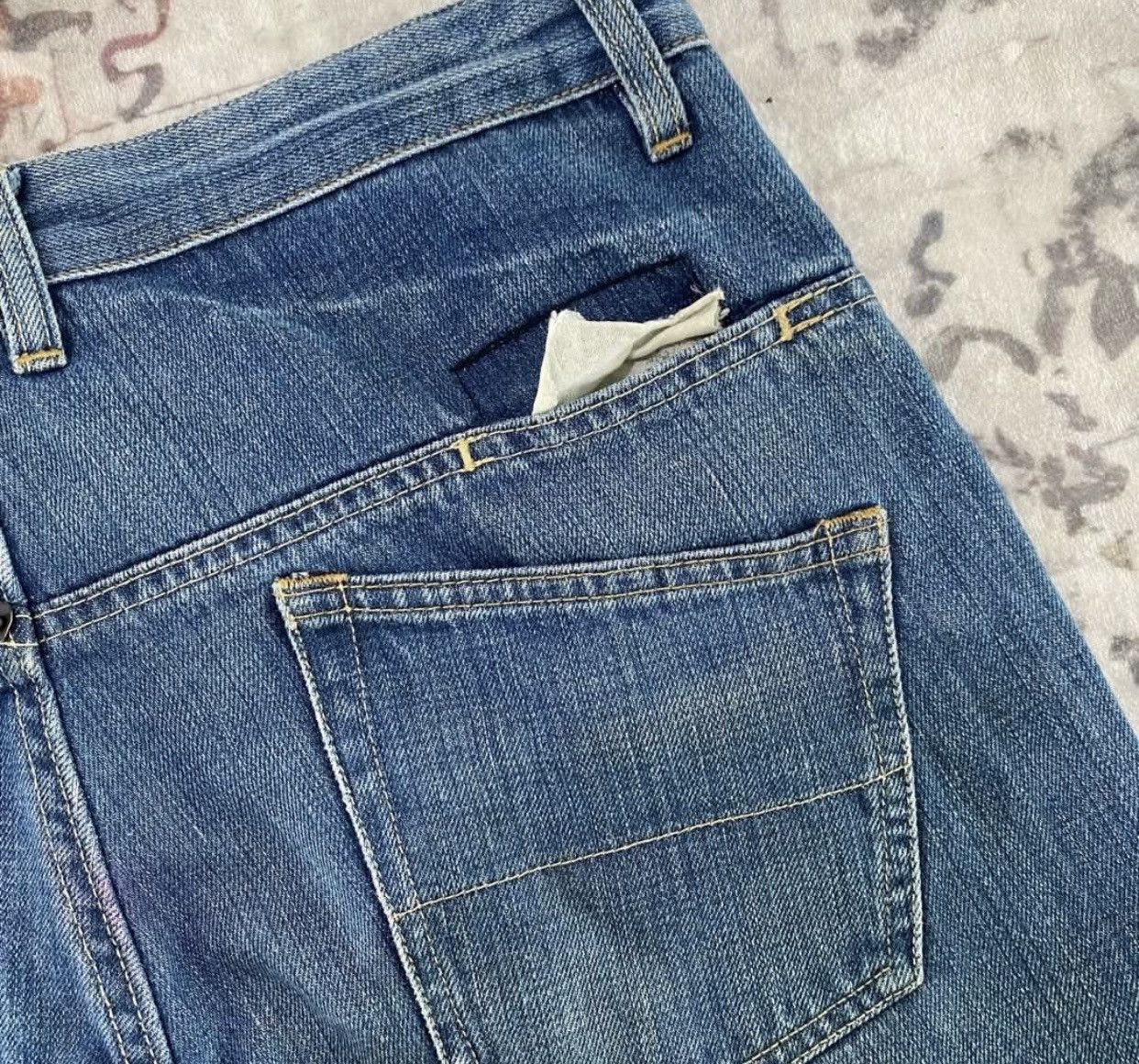 Fiberops Fiberops Shityeah Studded Blue Jeans punk Vintage 2000s Size US 36 / EU 52 - 8 Thumbnail