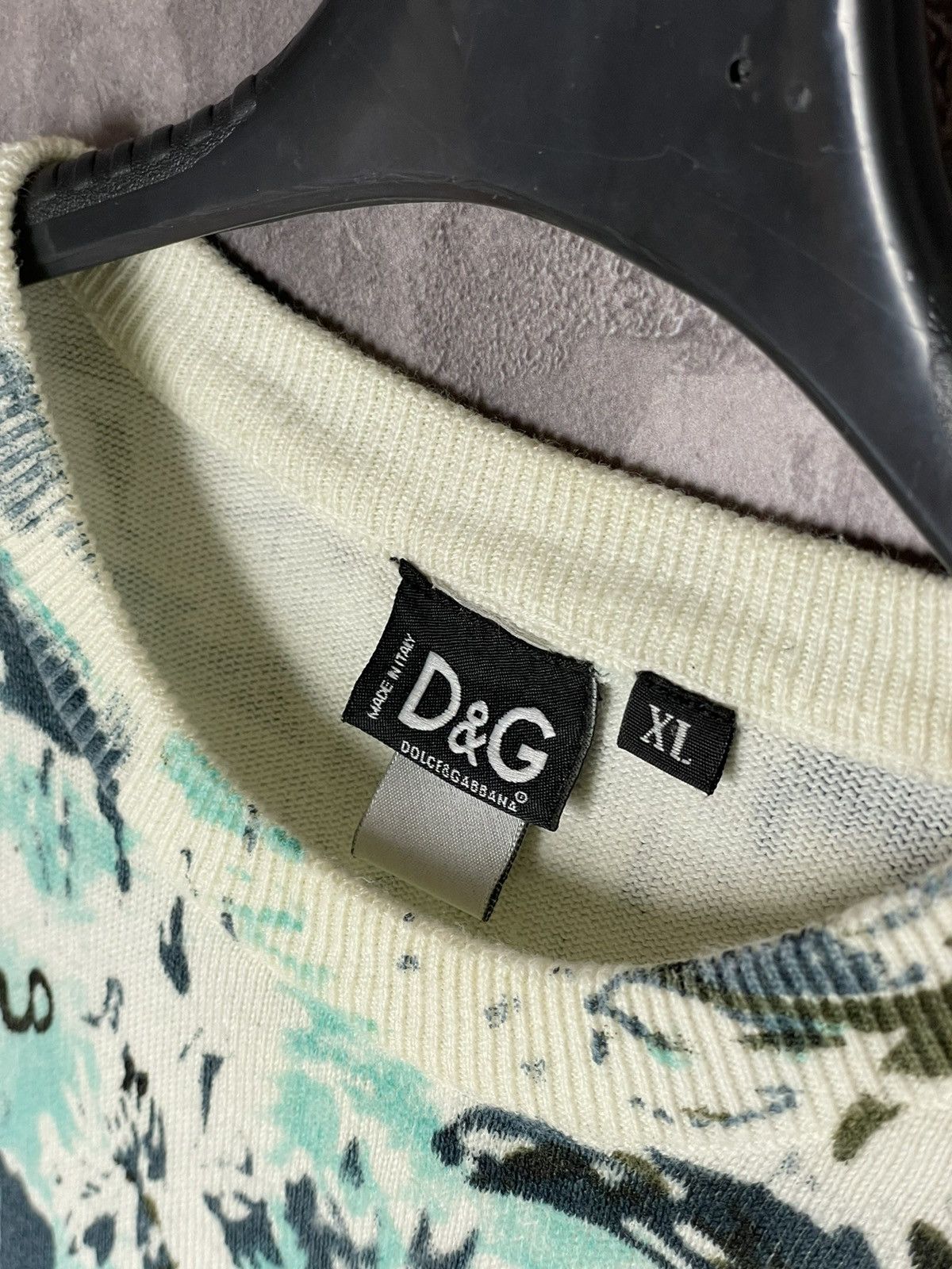 Dolce & Gabbana × Vintage D&G Dolce&Gabbana Y2K Sweater - Multicolour Glamour size XL Size XL / US 12-14 / IT 48-50 - 22 Thumbnail