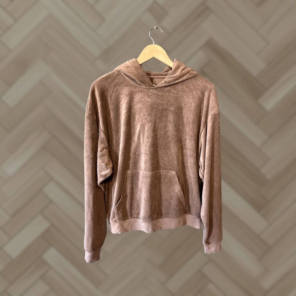 SKIMS VINTAGE: NO - Skims Hoodie Pullover Women’s XL Oxide Brown Terry Cotton Raglan Sleeve | 25x24 | Casual Fall Winter Size XL / US 12-14 / IT 48-50 - 1 Thumbnail