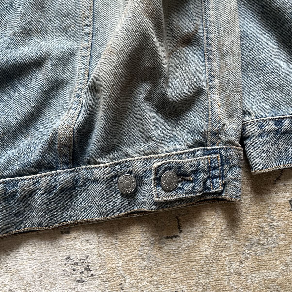 Acne Studios Acne Studios Dirty Wash Oversize Denim Jacket Size US M / EU 48-50 / 2 - 6 Thumbnail