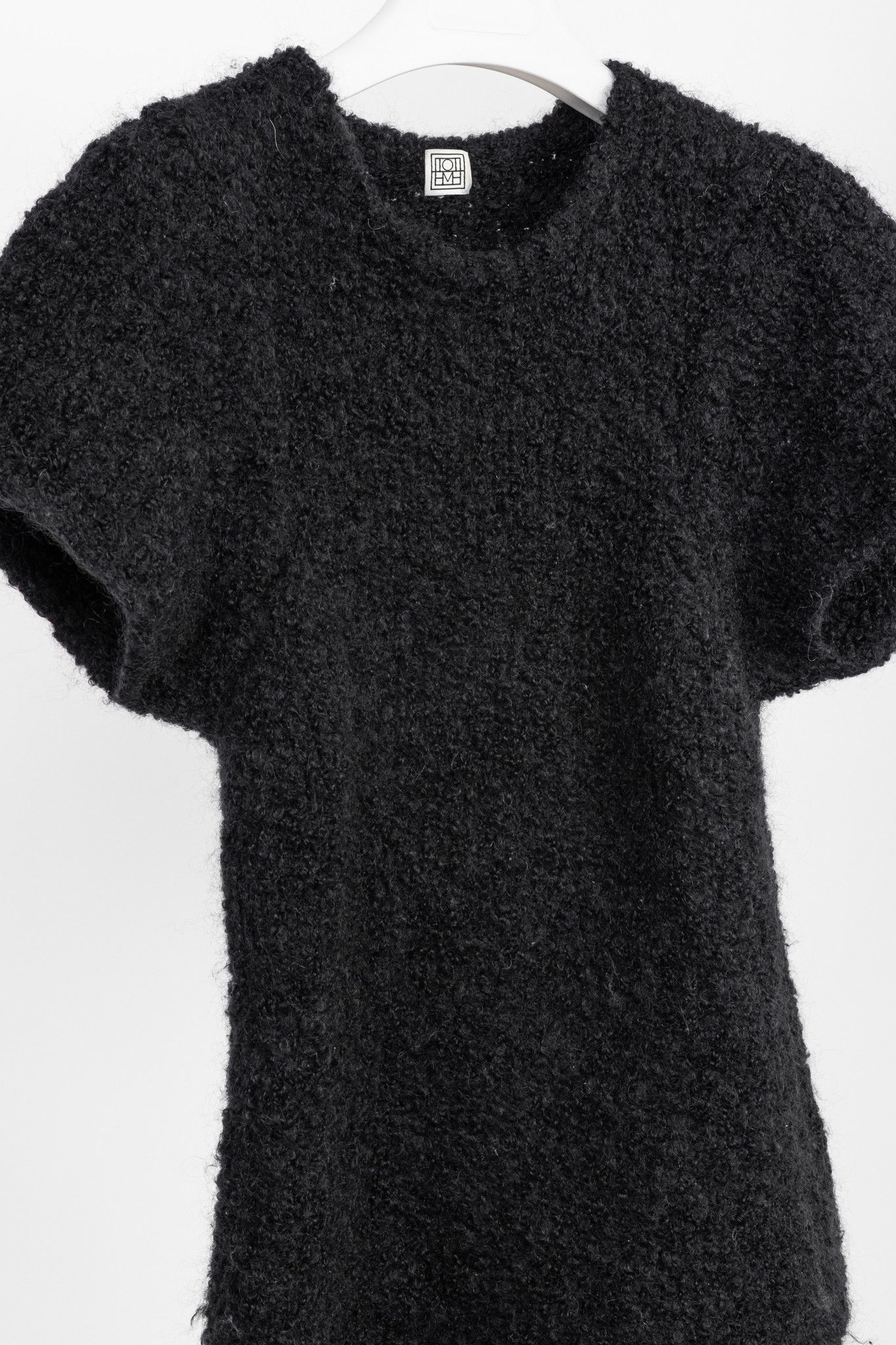 Toteme Toteme Espera Black Merino Wool & Mohair Knit Size S / US 4 / IT 40 - 3 Thumbnail