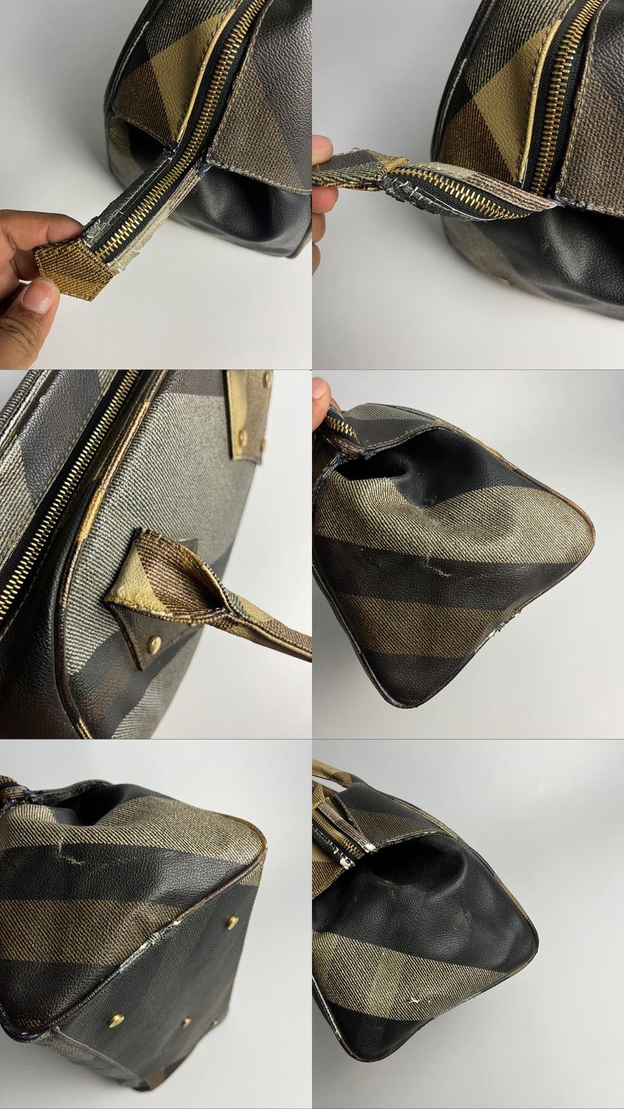 Vivienne Westwood Vivienne Westwood Derby Vinyl Leather Hamd Bag Size ONE SIZE - 17 Thumbnail