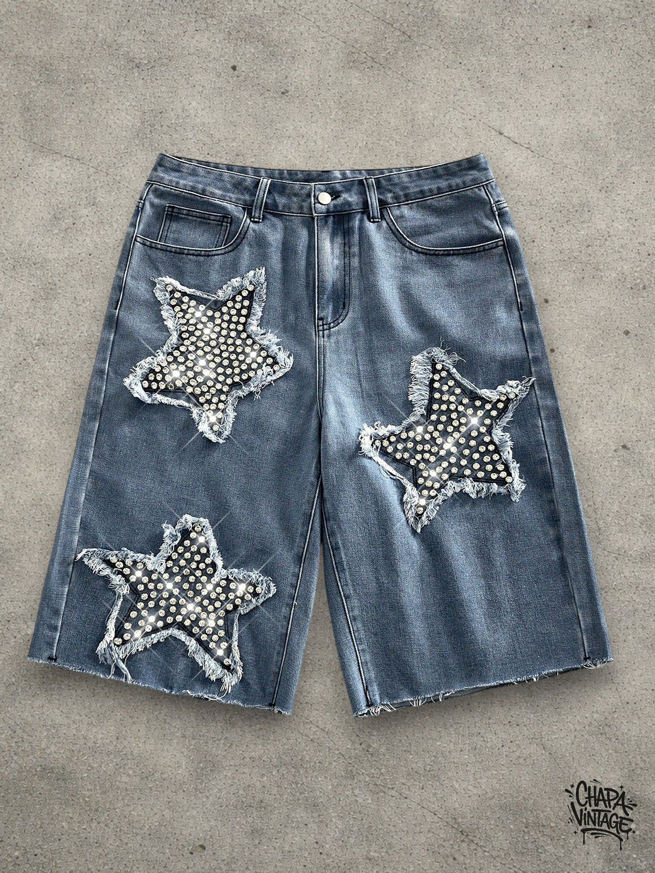 Vintage Fashion jeans shorts Size US 32 / EU 48 - 1 Thumbnail