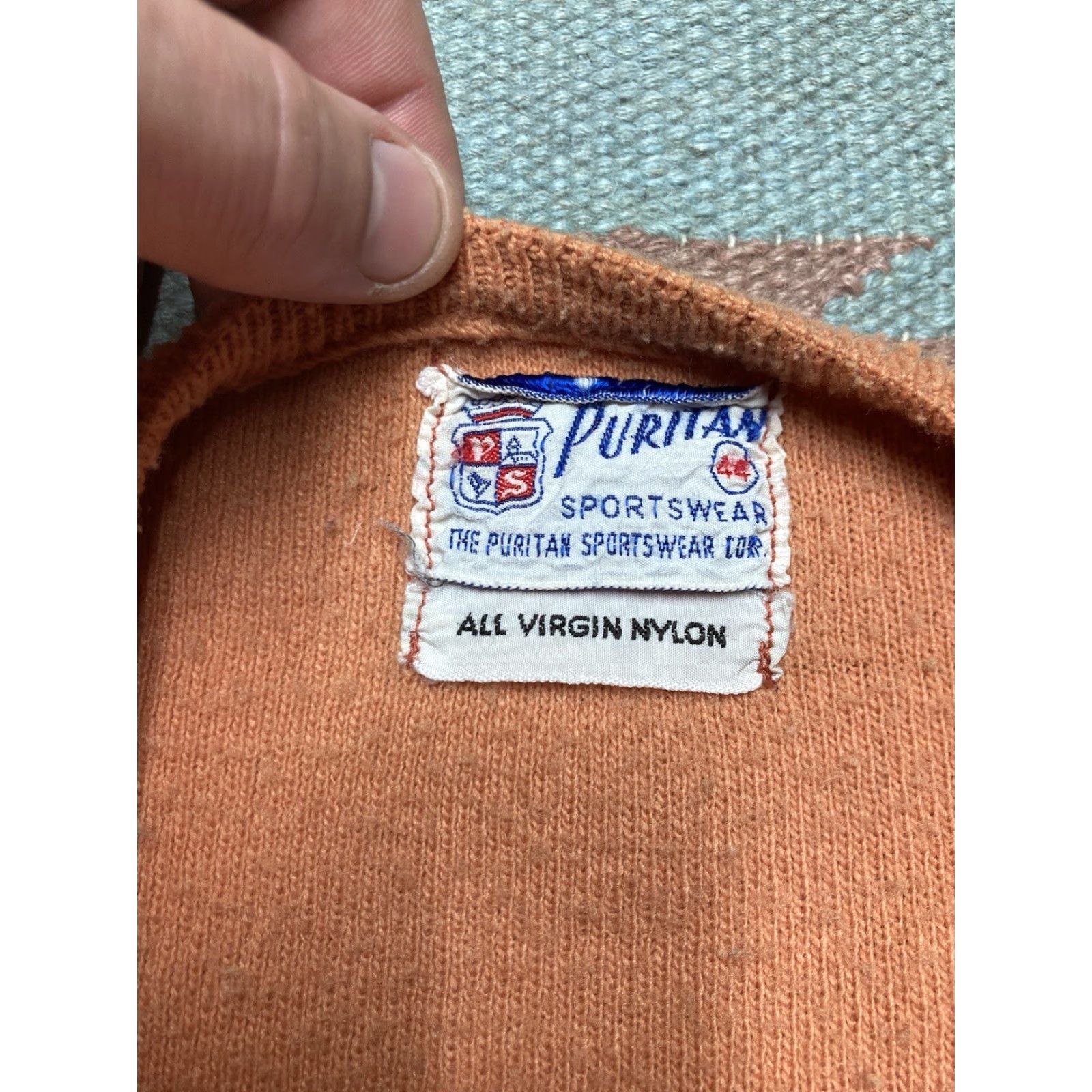 Vintage VINTAGE Puritan Sweater Shirt? Size US L / EU 52-54 / 3 - 3 Thumbnail