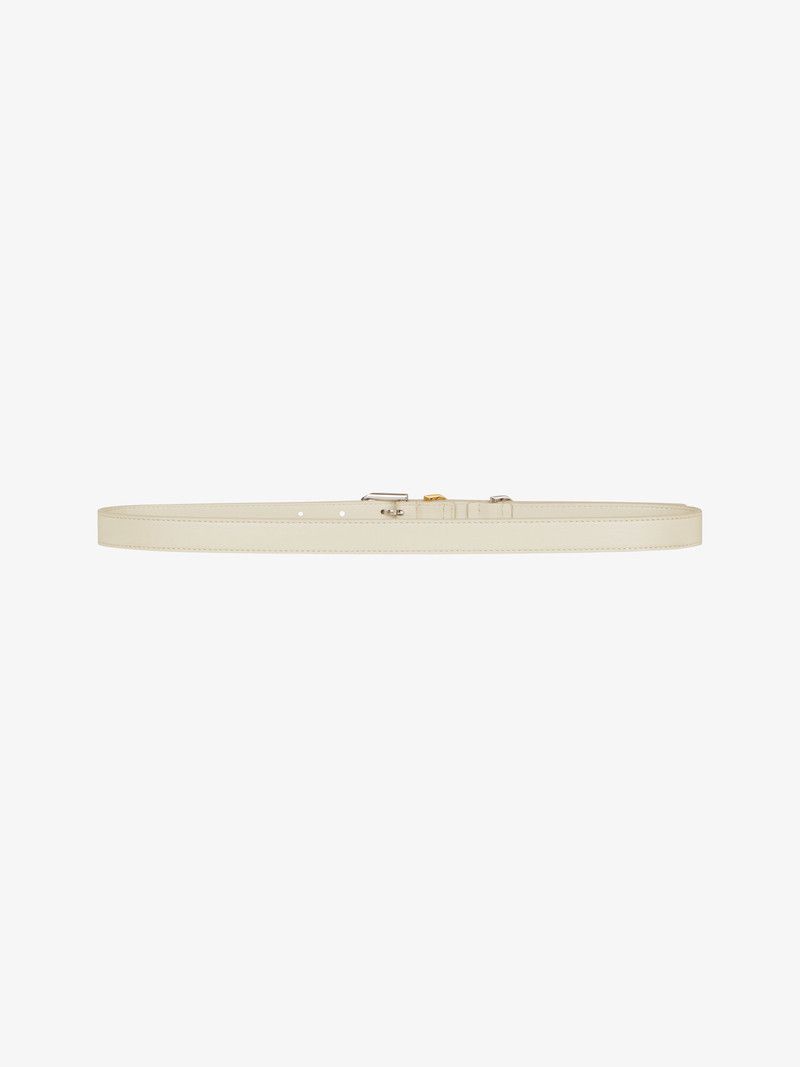 Givenchy o1n1vont0326 Size:1/Voyou Belt in Silver Size ONE SIZE - 2 Thumbnail