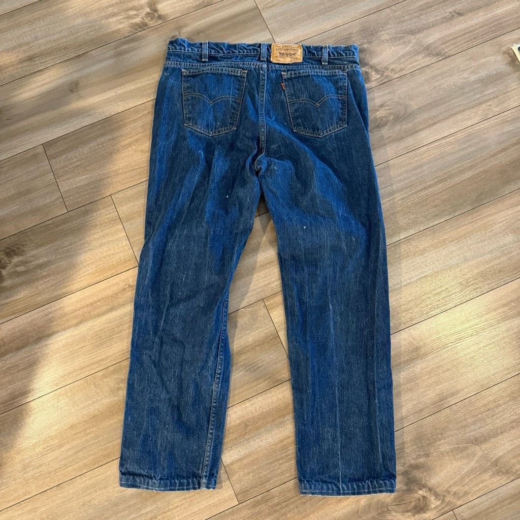 Levi's Vintage 90s Levi’s 506 Washed Blue Jeans Denim Mens size 40x Size US 40 / EU 56 - 6 Thumbnail