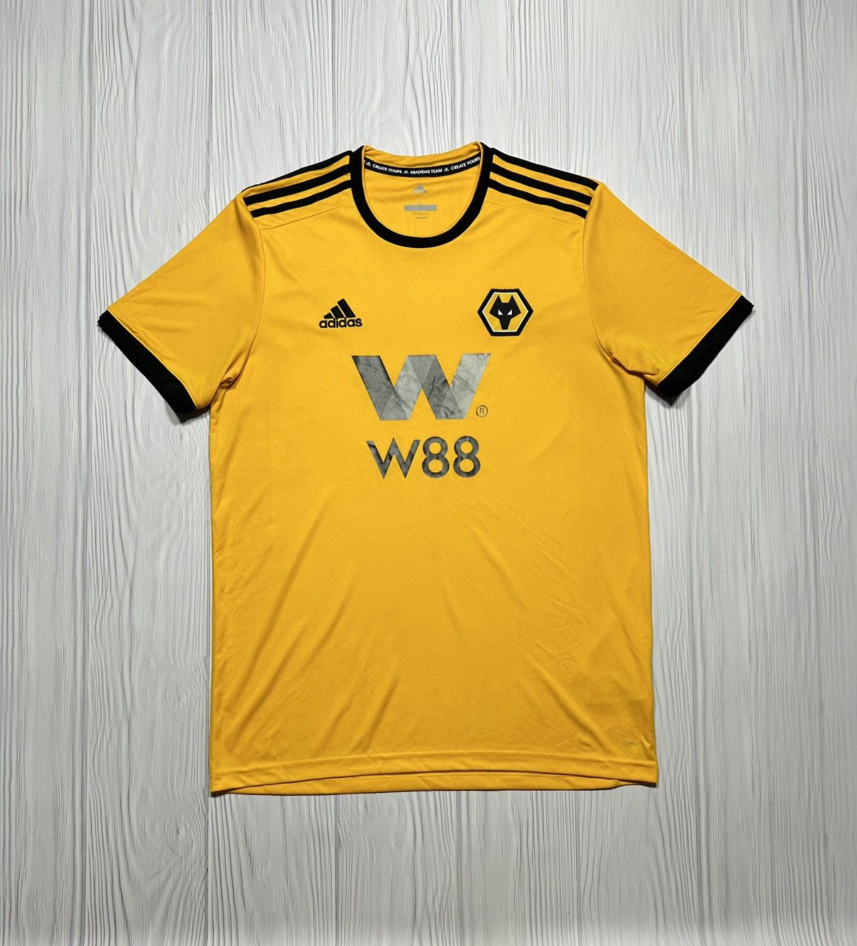 Adidas Wolverhampton 2018/19 Adidas Soccer Jersey Size L Size US L / EU 52-54 / 3 - 1 Thumbnail